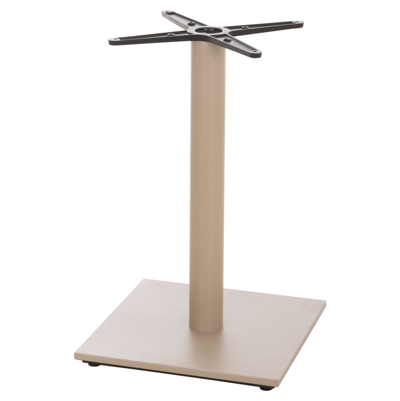 TABLE BASE HM438.25 METAL IN CAPPUCCINO MATTE-HEIGHT ADJUSTERS 46x46x72Hcm. [5]