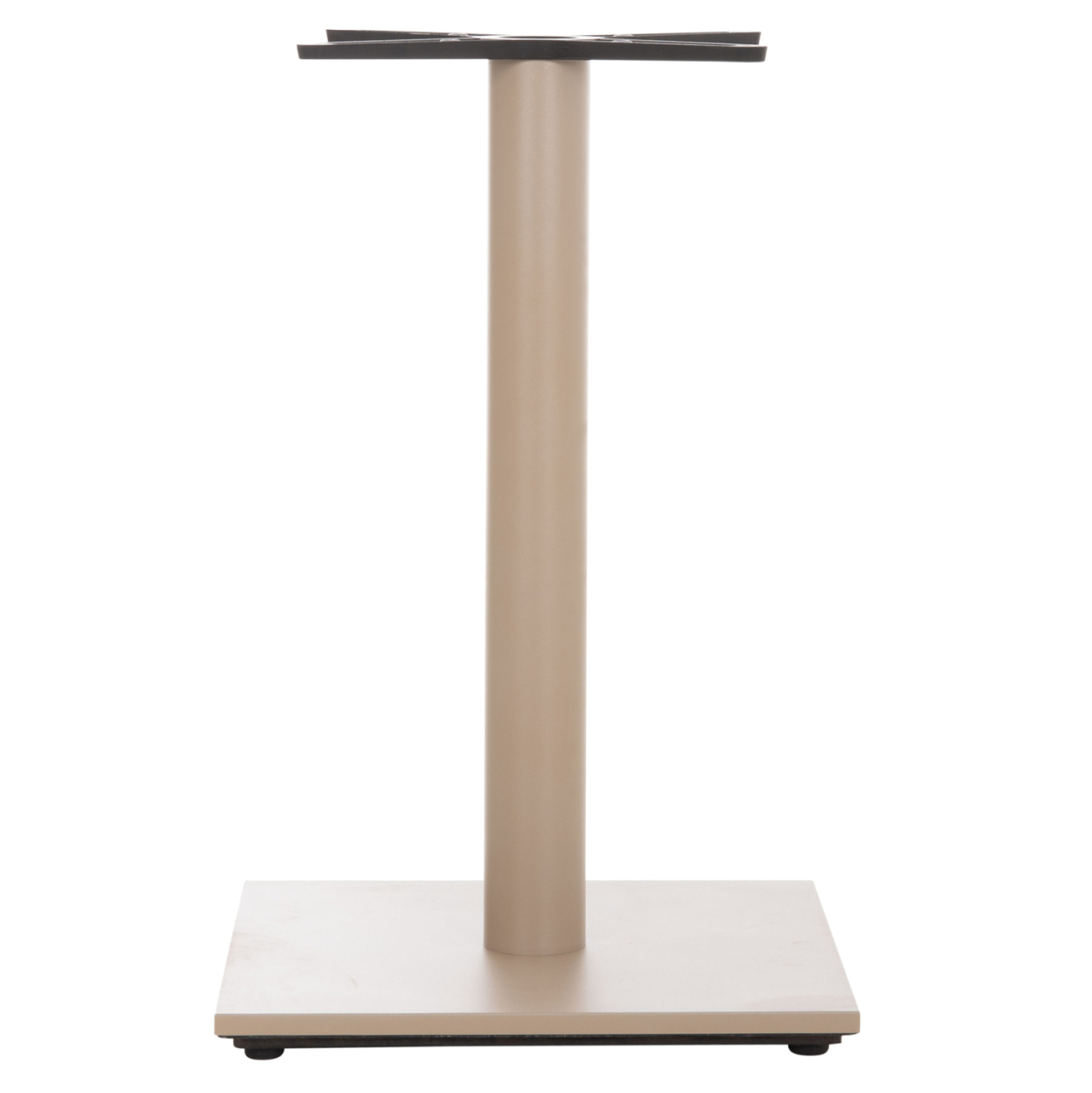 TABLE BASE HM438.25 METAL IN CAPPUCCINO MATTE-HEIGHT ADJUSTERS 46x46x72Hcm. [3]
