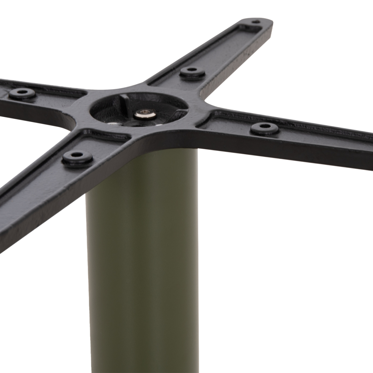 TABLE BASE HM438.28 METAL IN GREEN-HEIGHT ADJUSTERS 46x46x72Hcm. [9]