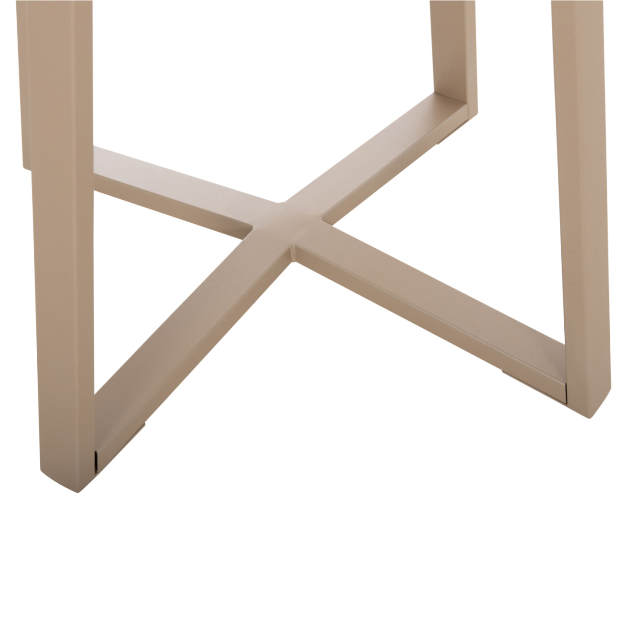 TABLE BASE HM470.25 METAL IN CAPPUCCINO COLOR 60x60x72Hcm. [9]