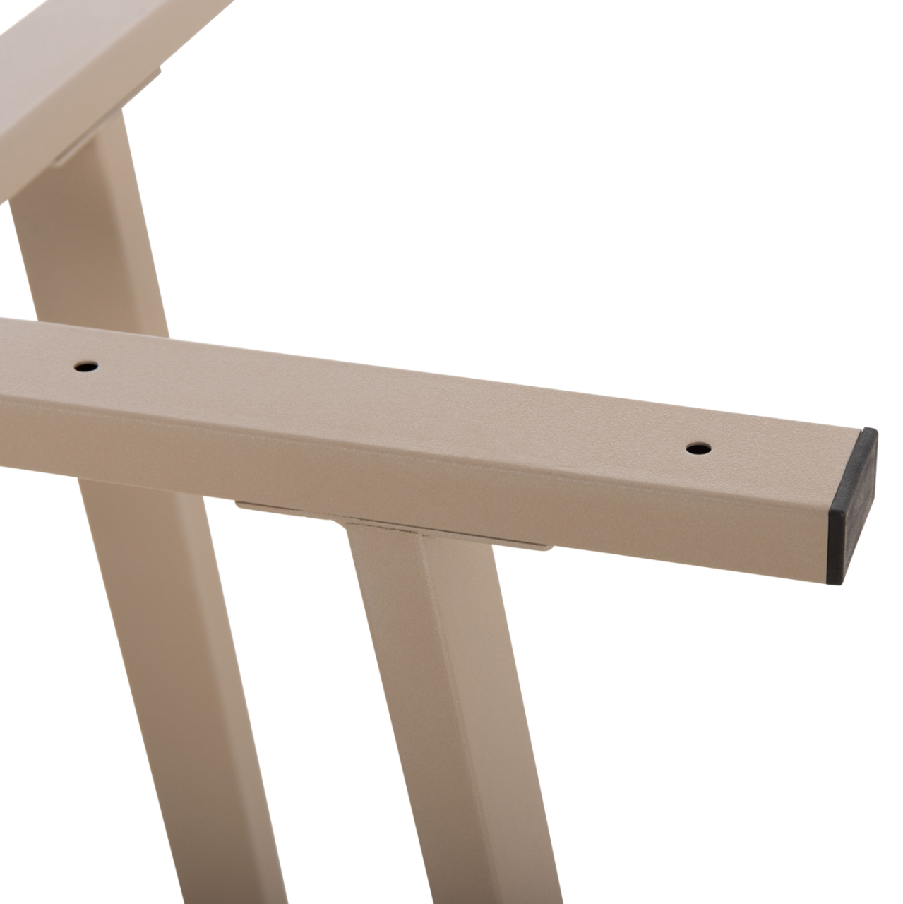 TABLE BASE HM470.25 METAL IN CAPPUCCINO COLOR 60x60x72Hcm. [8]