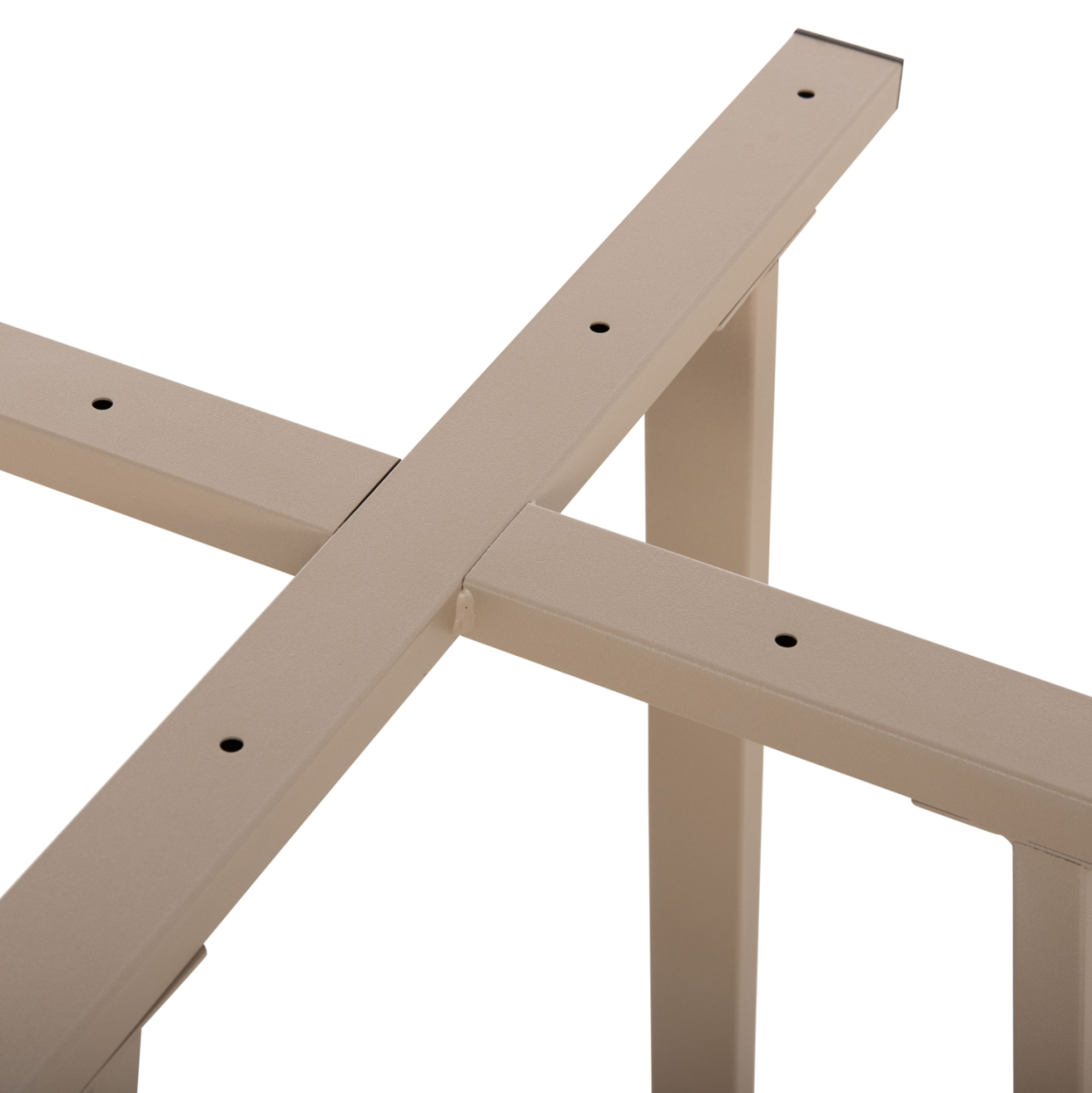 TABLE BASE HM470.25 METAL IN CAPPUCCINO COLOR 60x60x72Hcm. [7]