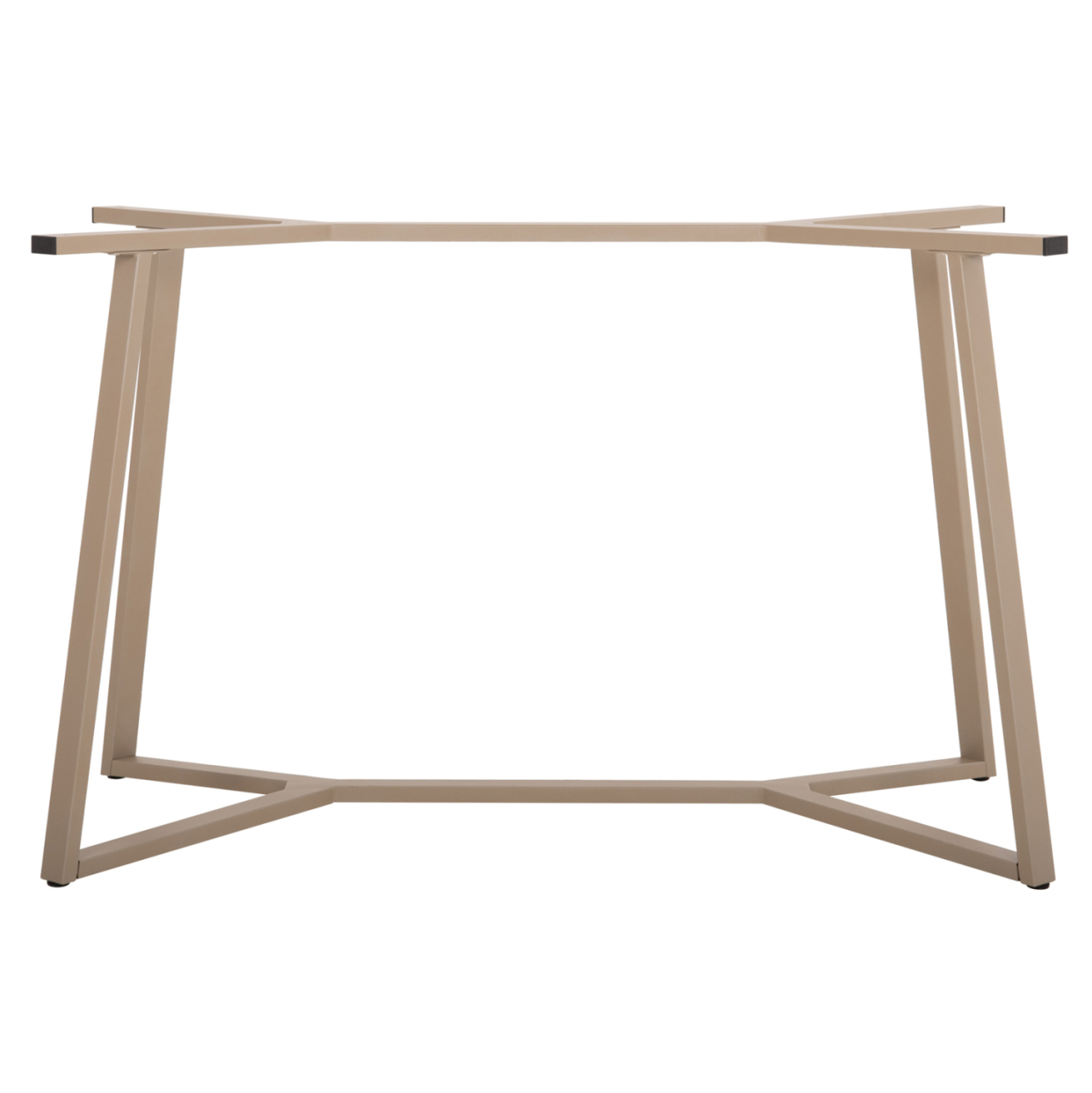 TABLE BASE HM471.25 METAL IN CAPPUCCINO COLOR 111x60x71Hcm. [3]