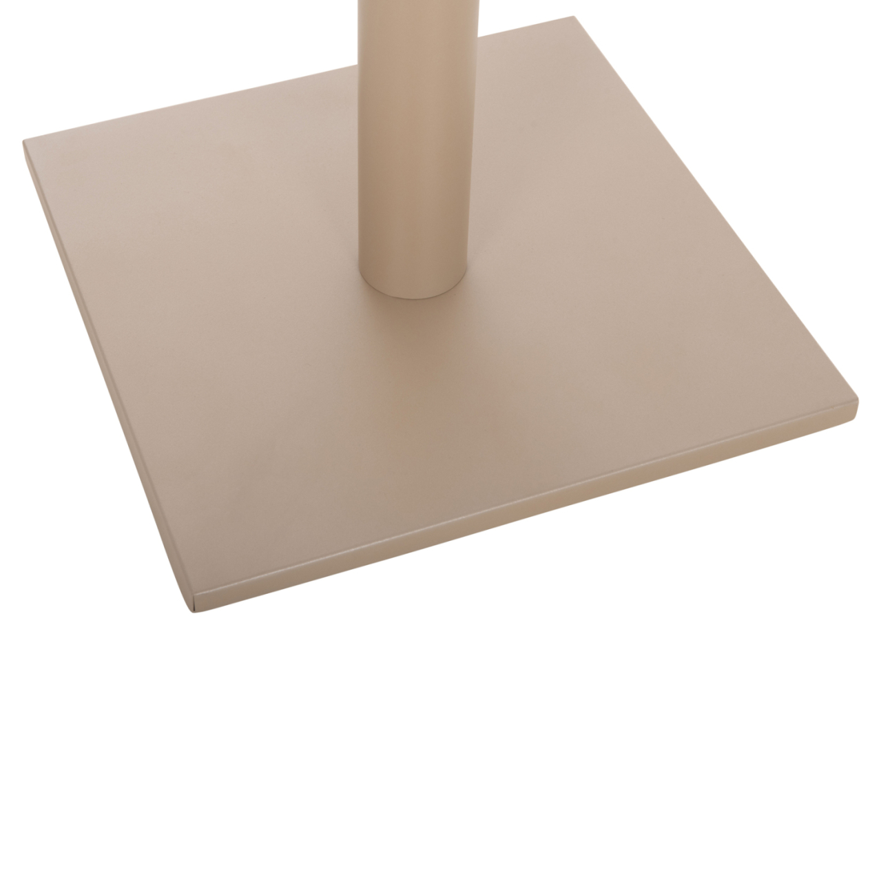 TABLE BASE HM475.25 ALUMINUM IN CAPPUCCINO COLOR 46x46x72Hcm. CROSS 46Χ46cm [8]