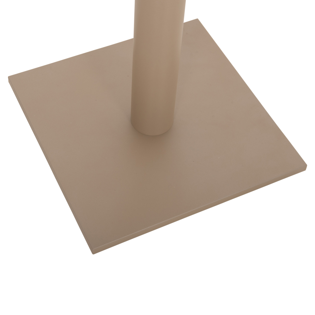 TABLE BASE METAL ΗΜ421.25 CAPPUCCINO 40x40x72Ηcm [9]