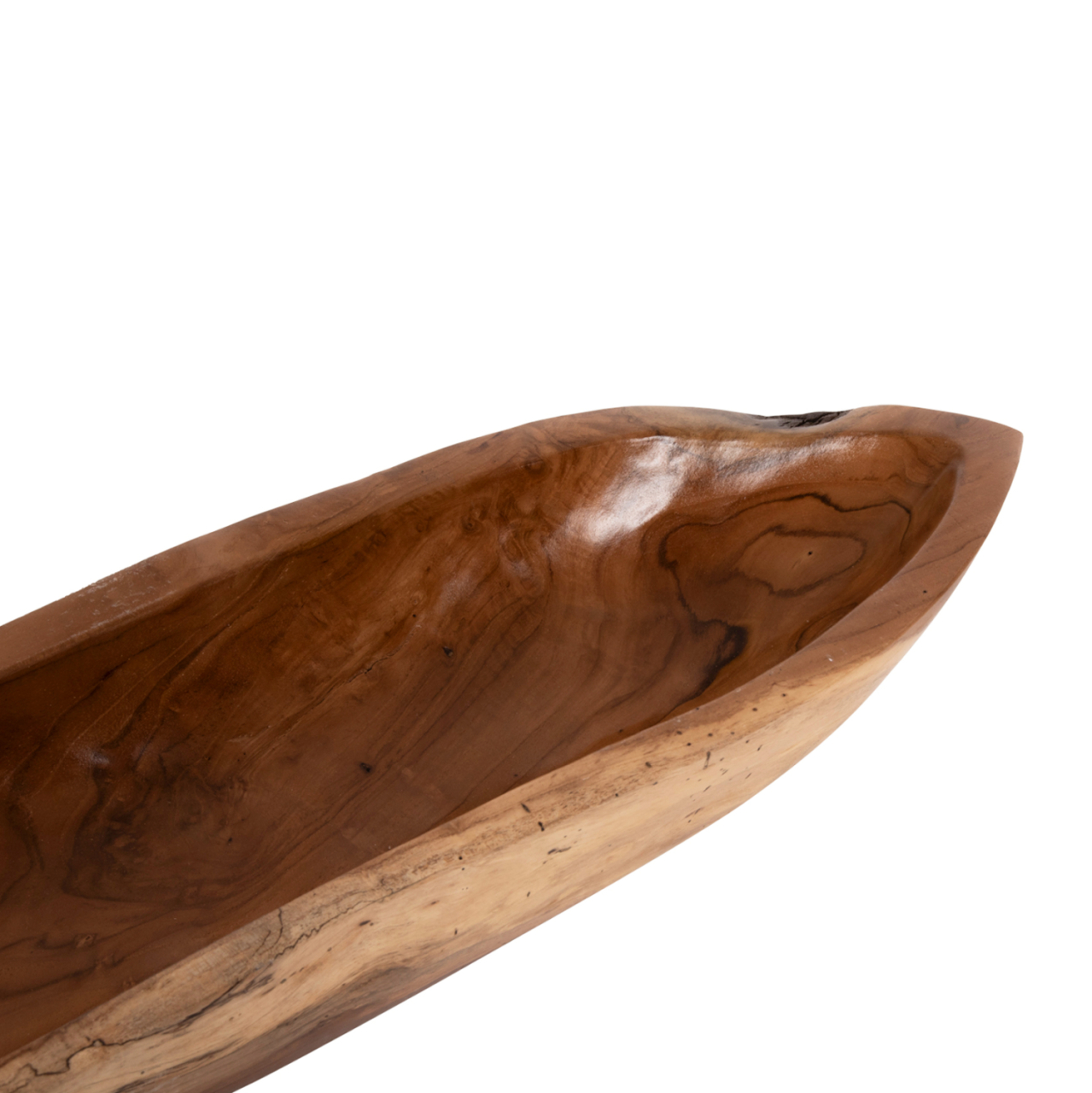 TABLE BOWLS 2PCS SET HM4305 TEAK WOOD IN NATURAL 68,5x18,5x9,5Hcm. [7]