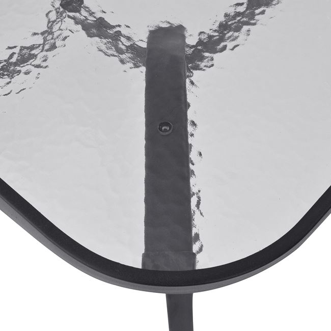 Table Bruno Metallic Grey 160Χ90Χ72 HM5074.01 [5]