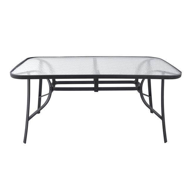 Table Bruno Metallic Grey 160Χ90Χ72 HM5074.01 [3]