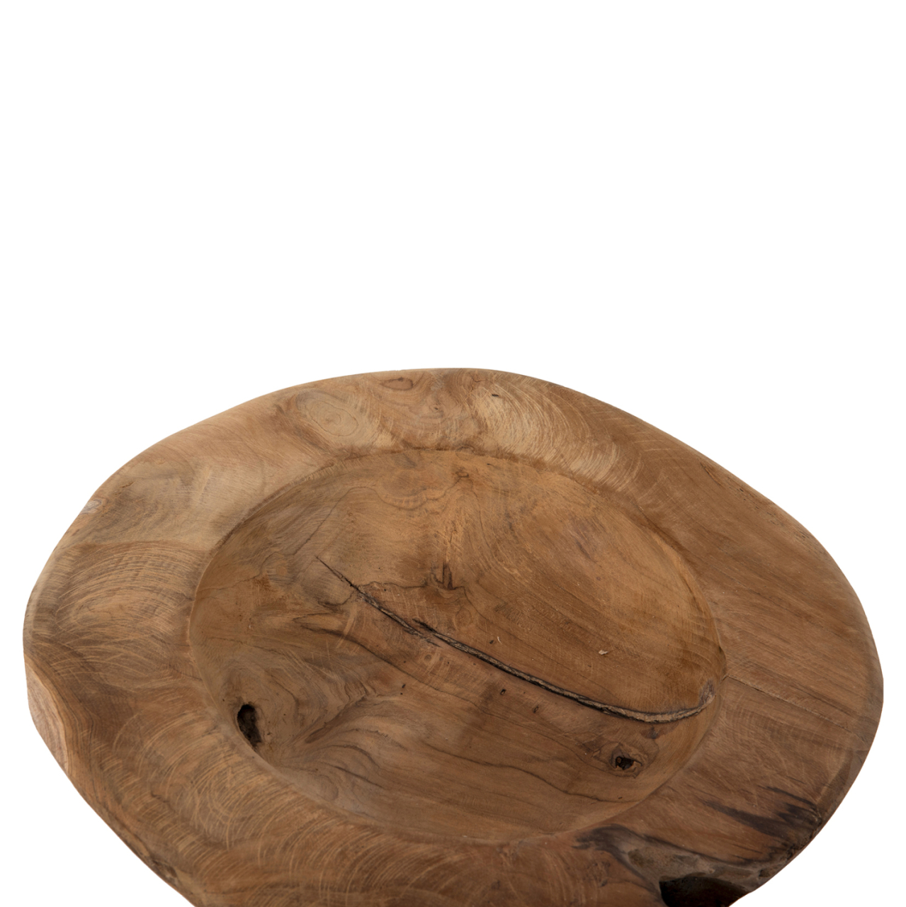 TABLE DECOR BOWL YOKI HM9627 TEAK WOOD Φ29x6Hcm. [4]