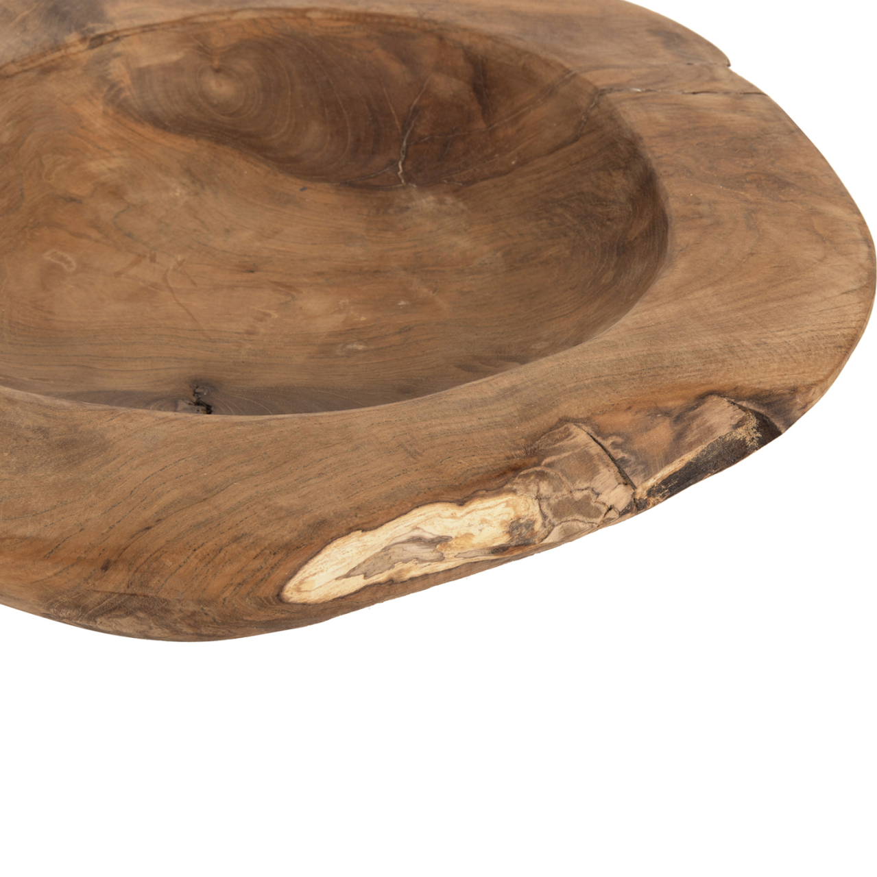 TABLE DECOR BOWL YOKI HM9628 TEAK WOOD Φ39x6.5Hcm. [5]