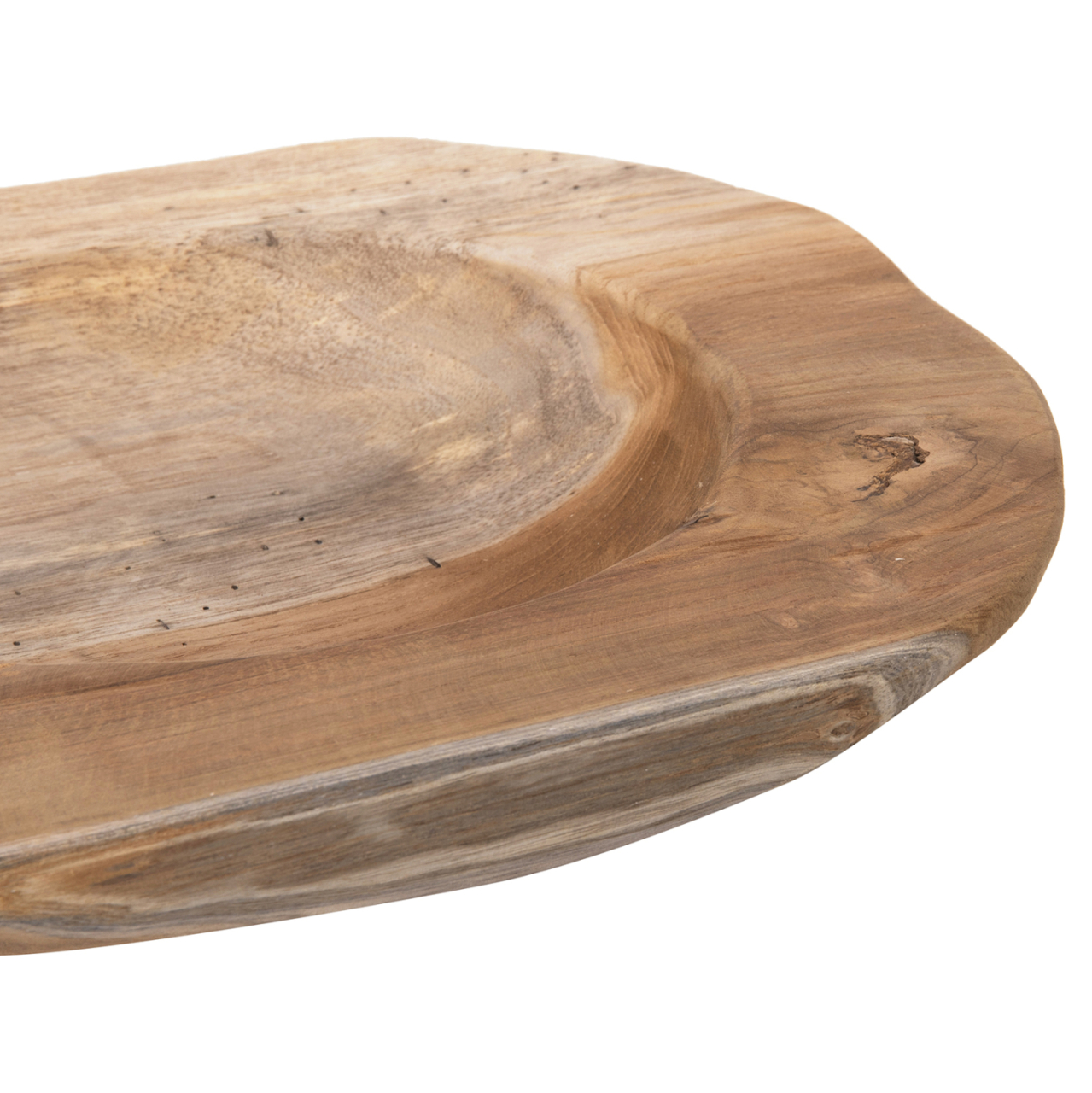 TABLE DECOR BOWL YOKI HM9628 TEAK WOOD Φ39x6.5Hcm. [4]