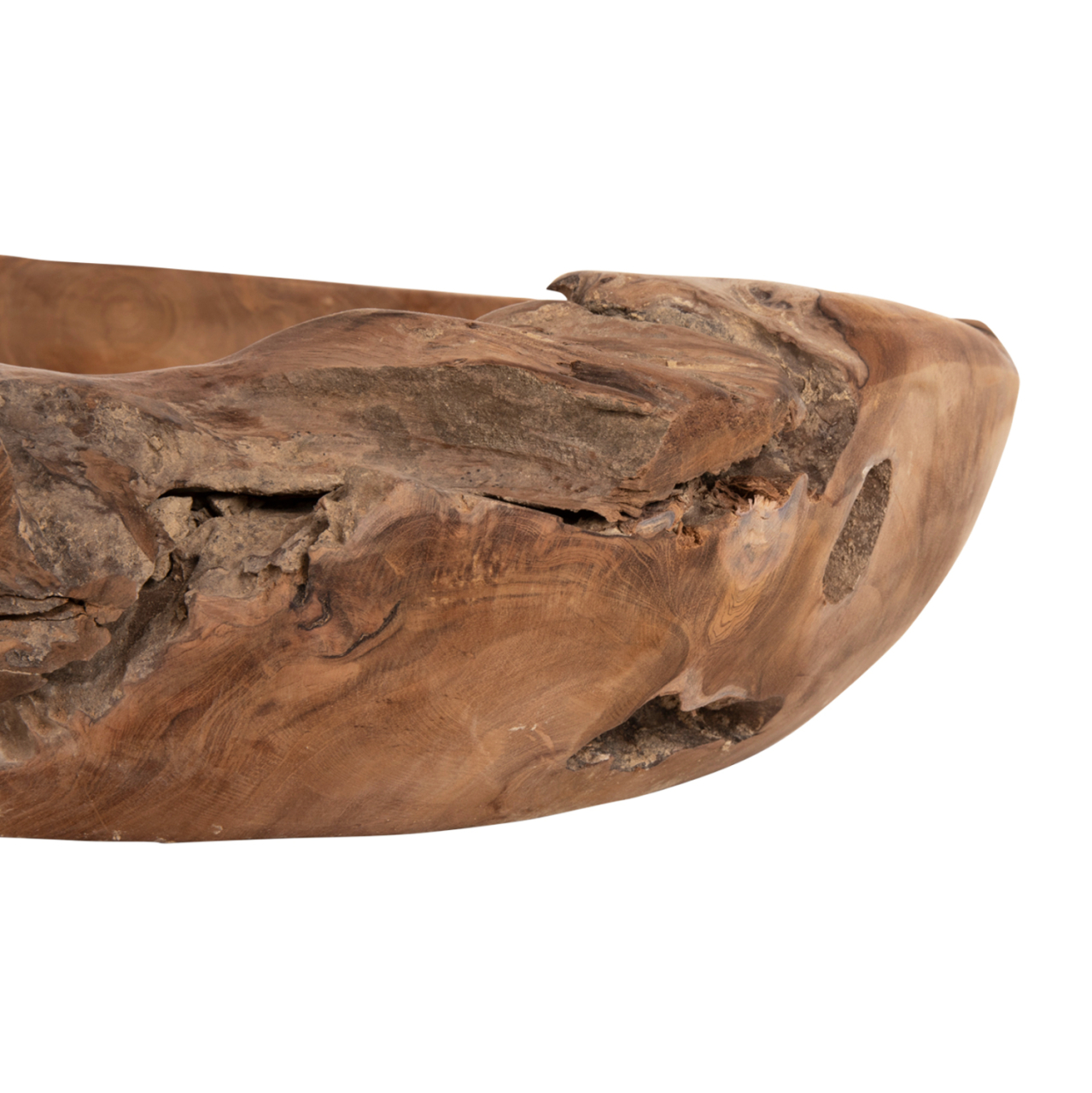 TABLE DECOR BOWL YOKI HM9629 TEAK WOOD Φ50x16Hcm. [7]