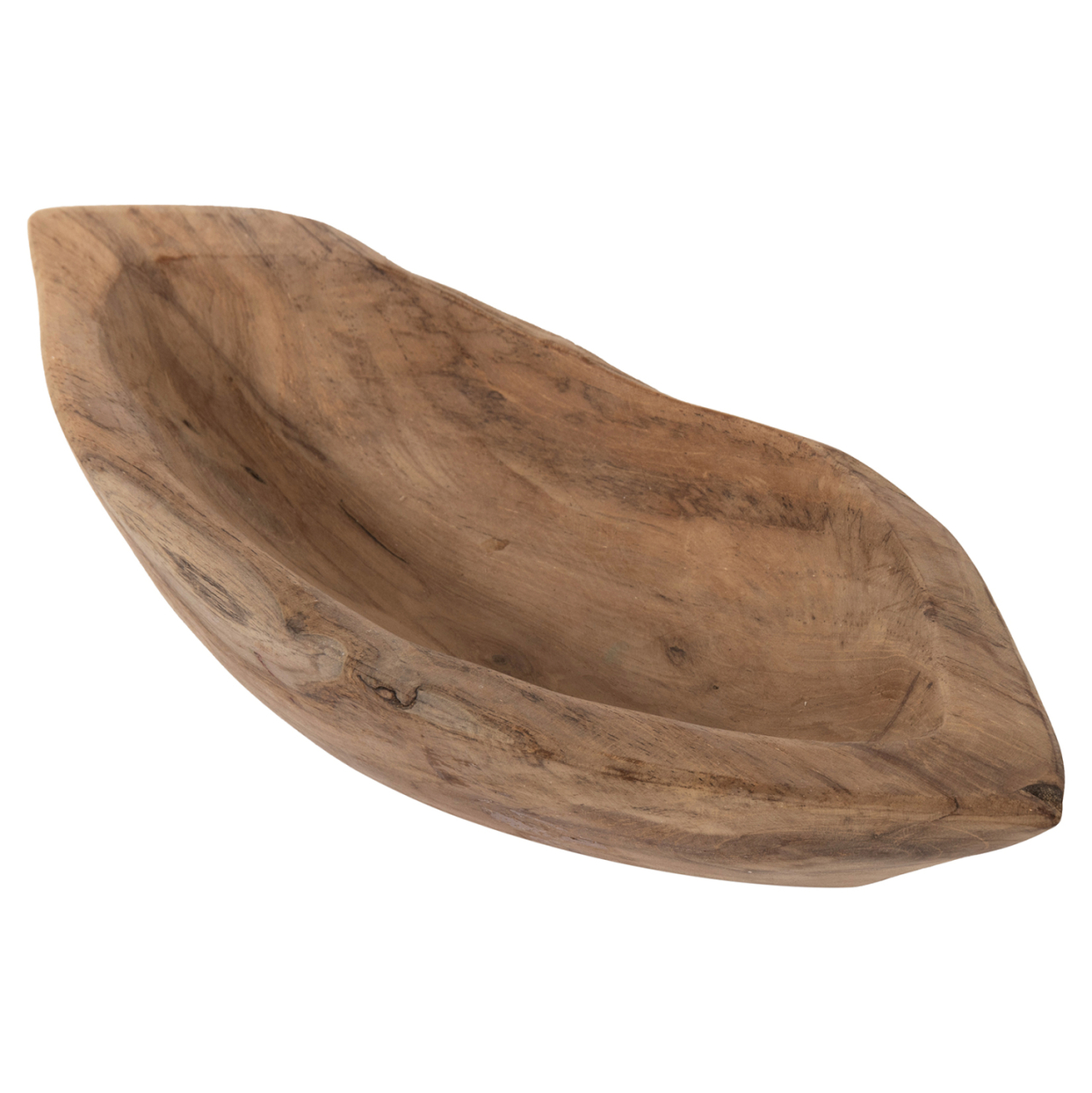 TABLE DECOR BOWL YOKI HM9632 MADE OF TEAK WOOD 30x6x13Hcm. [5]