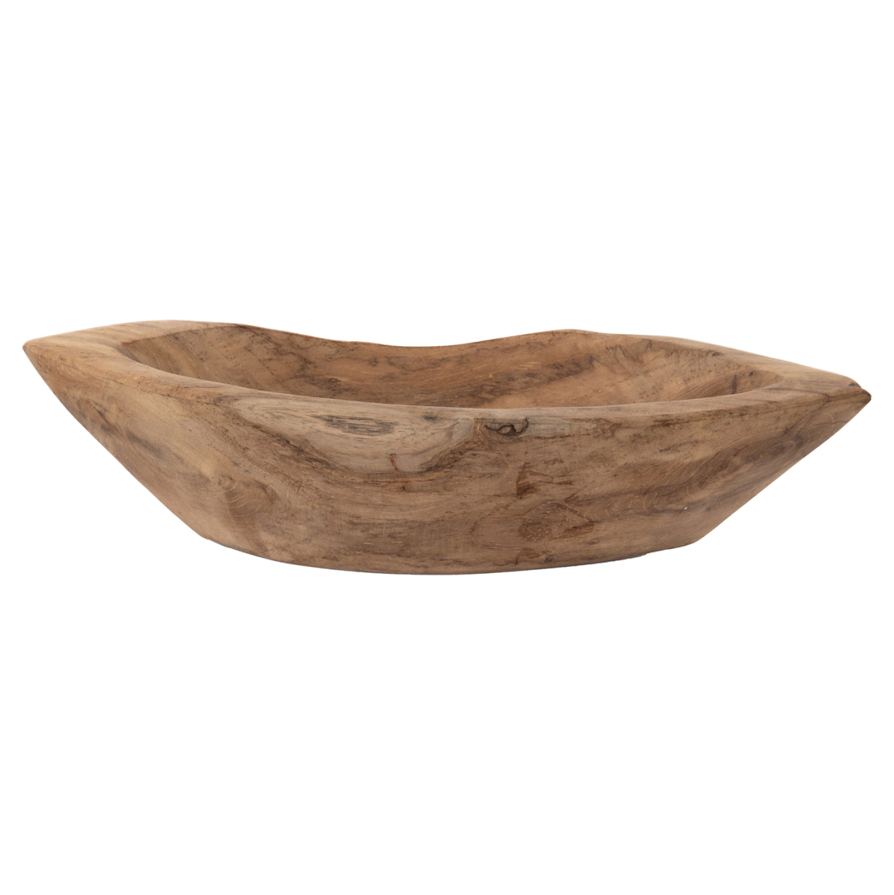 TABLE DECOR BOWL YOKI HM9632 MADE OF TEAK WOOD 30x6x13Hcm. [3]