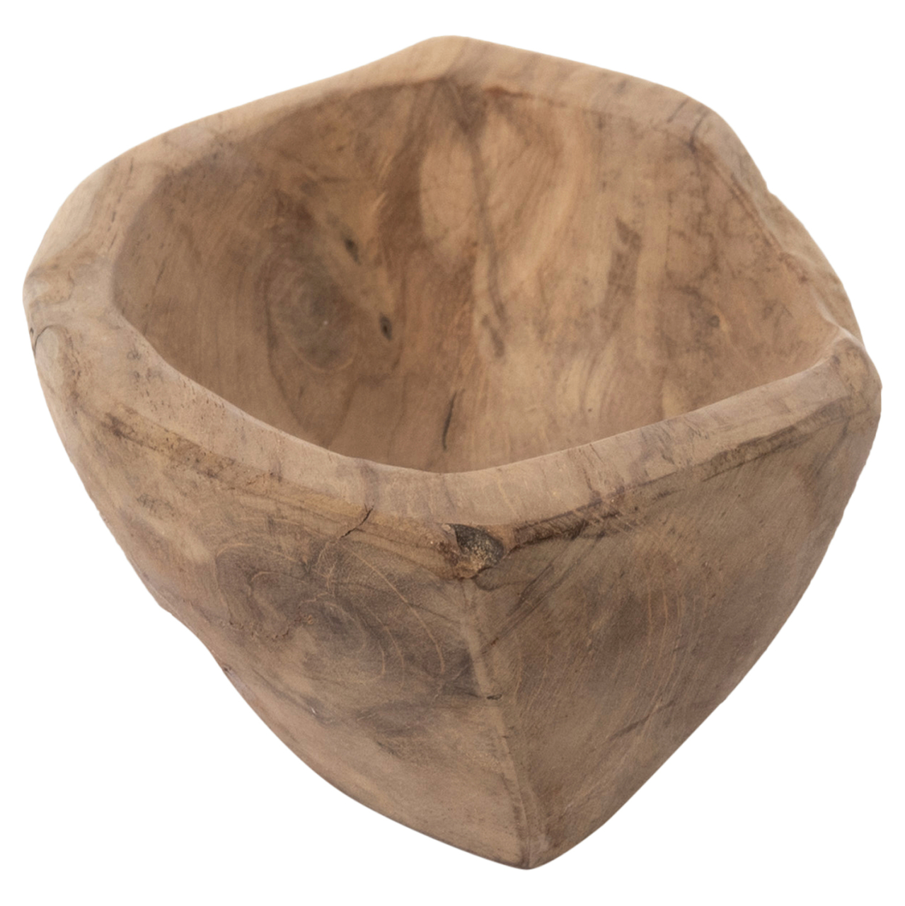 TABLE DECOR BOWL YOKI HM9632 MADE OF TEAK WOOD 30x6x13Hcm. [4]