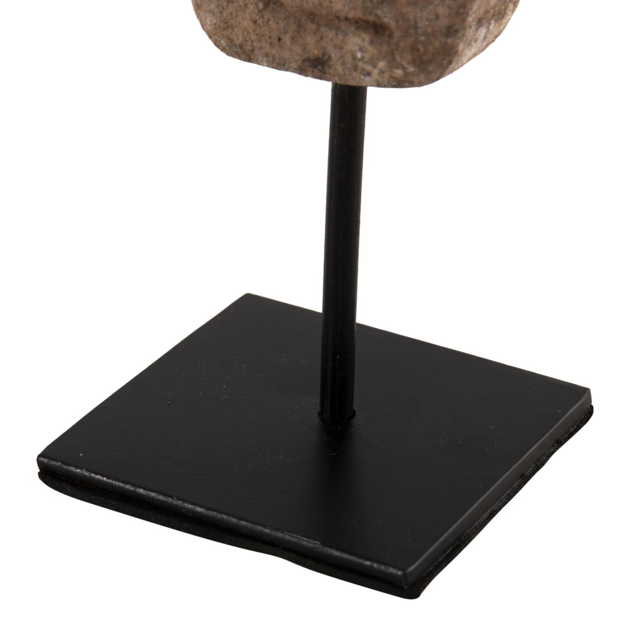 TABLE DECOR FACE HM4315 PARAS STONE IN BLACK METAL STAND 7x10x7x21H cm. [6]