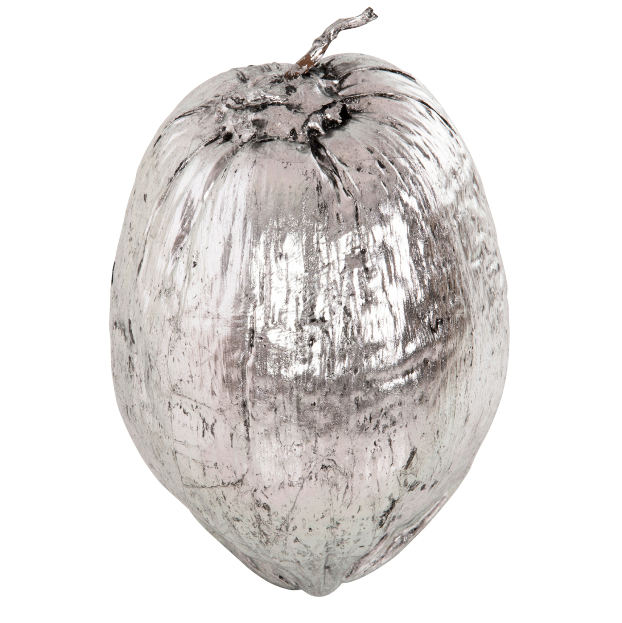 TABLE DECORATION HM4326.04 COCONUT IN SILVER COLOR 20x20x20Hcm. [1]