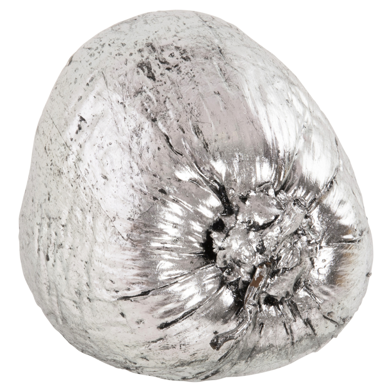 TABLE DECORATION HM4326.04 COCONUT IN SILVER COLOR 20x20x20Hcm. [6]