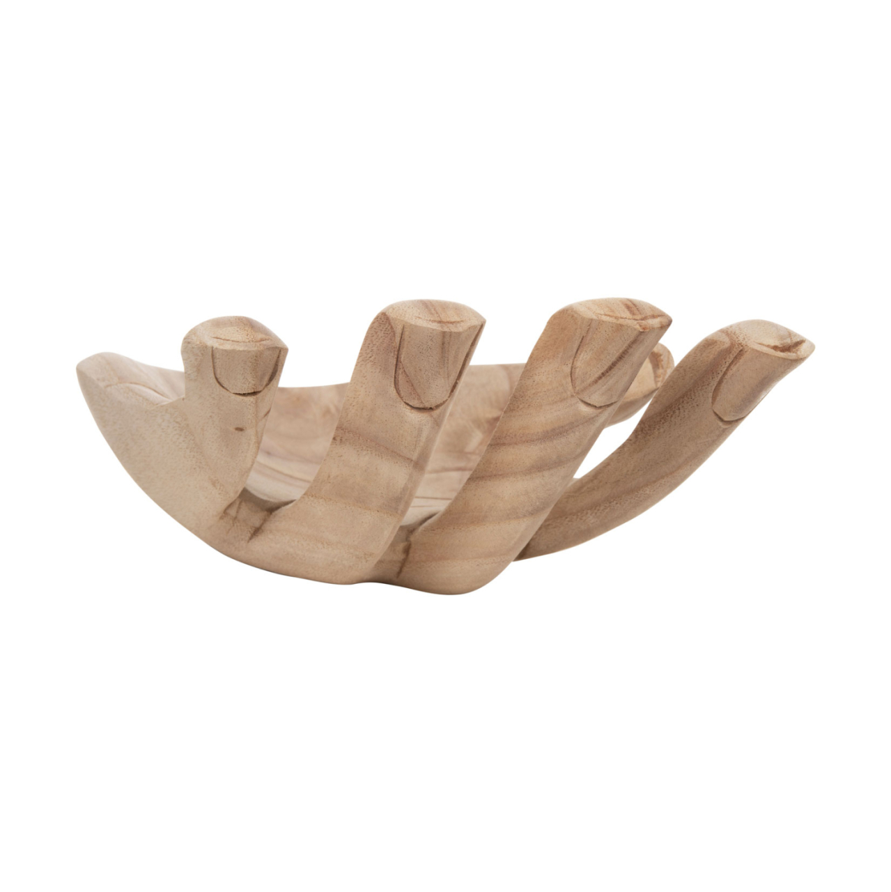 TABLE DECORATION LEFT HAND HM4278L SOLID ALBASIA WOOD IN NATURAL 30x20x10Hcm. [7]