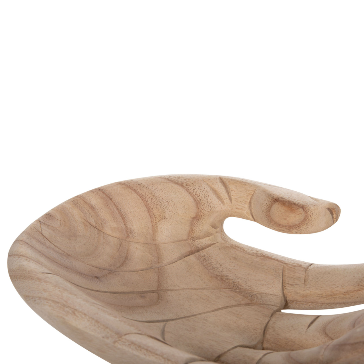 TABLE DECORATION LEFT HAND HM4278L SOLID ALBASIA WOOD IN NATURAL 30x20x10Hcm. [9]