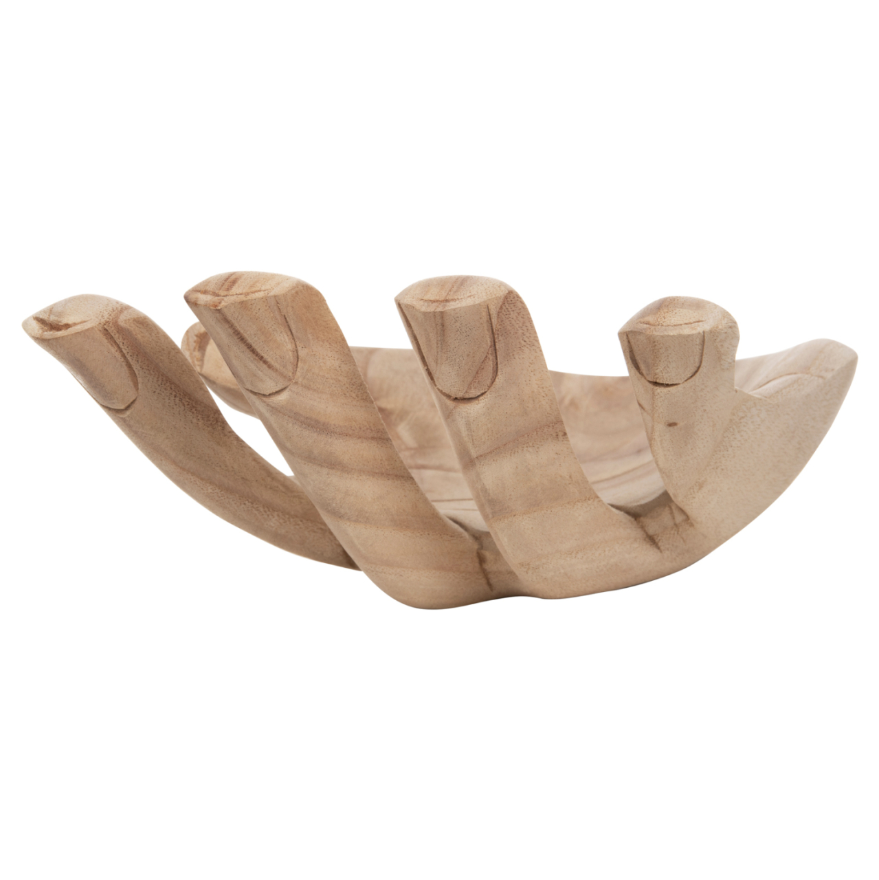 TABLE DECORATION RIGHT HAND HM4278R SOLID ALBASIA WOOD IN NATURAL 30x20x10Hcm. [7]