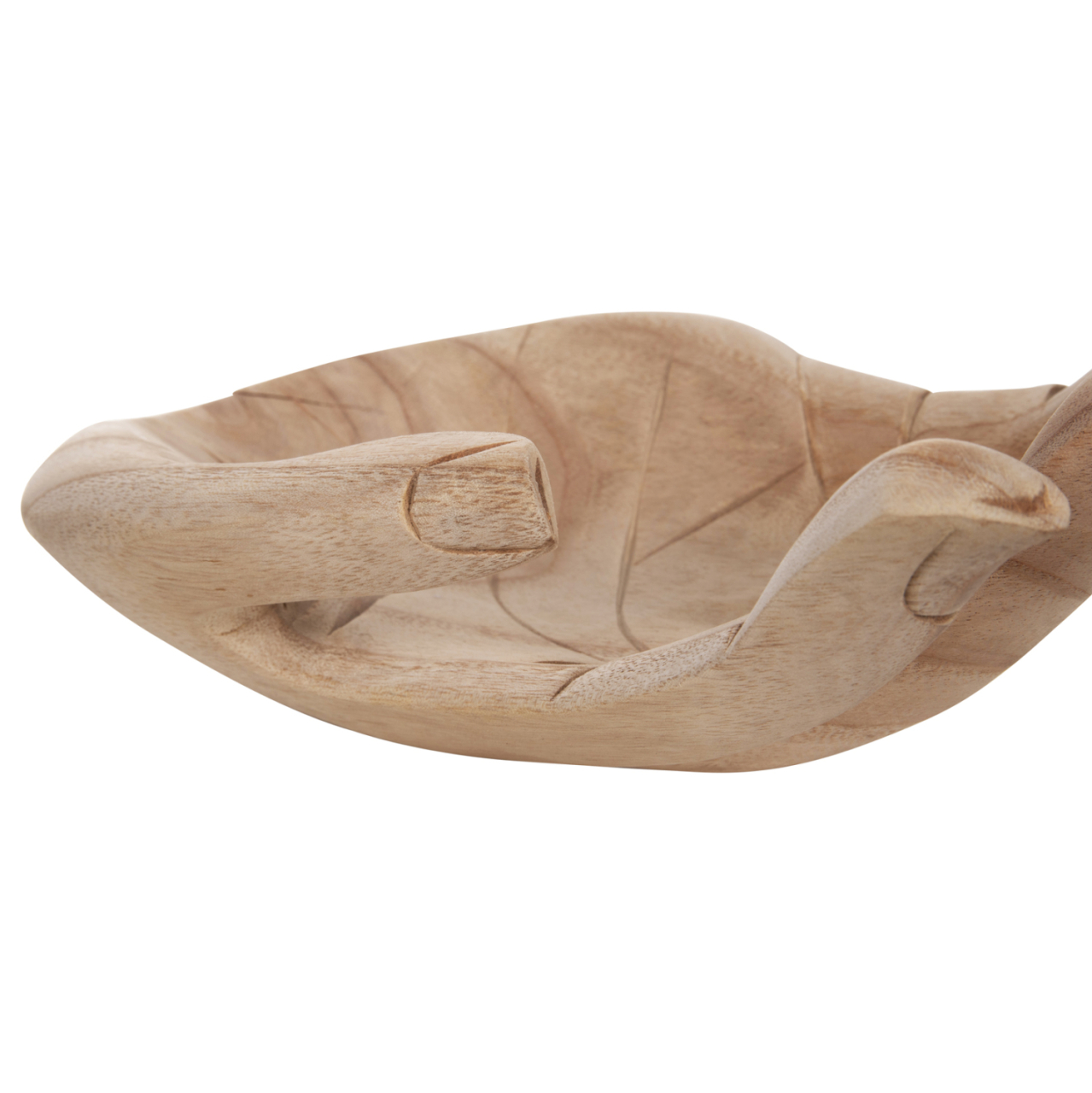 TABLE DECORATION RIGHT HAND HM4278R SOLID ALBASIA WOOD IN NATURAL 30x20x10Hcm. [8]