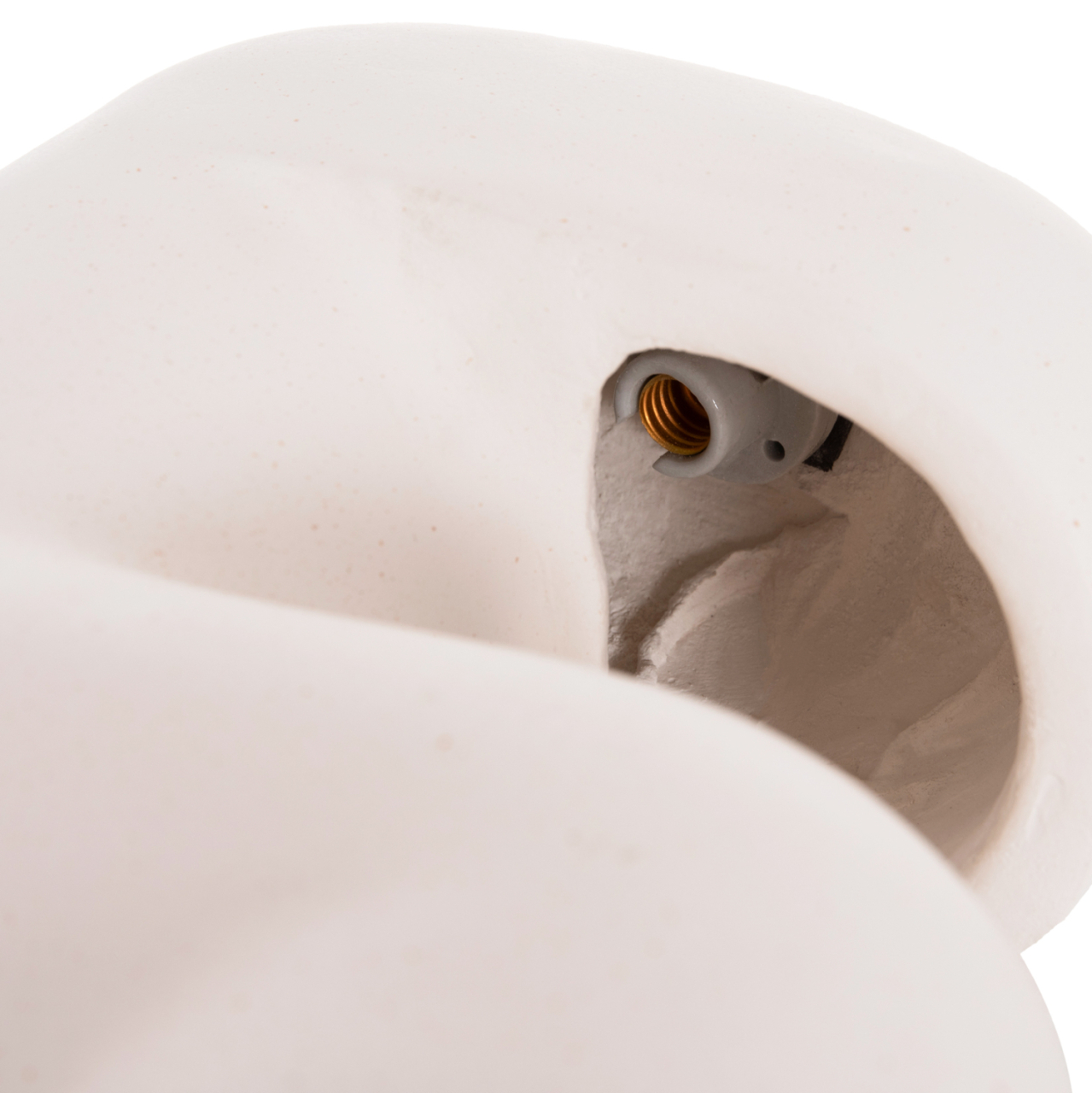 TABLE DECORATIVE LAMP ELBAR HM4698.02 FIBER CEMENT IN WHITE--[E14]--44x12x50Hcm. [10]