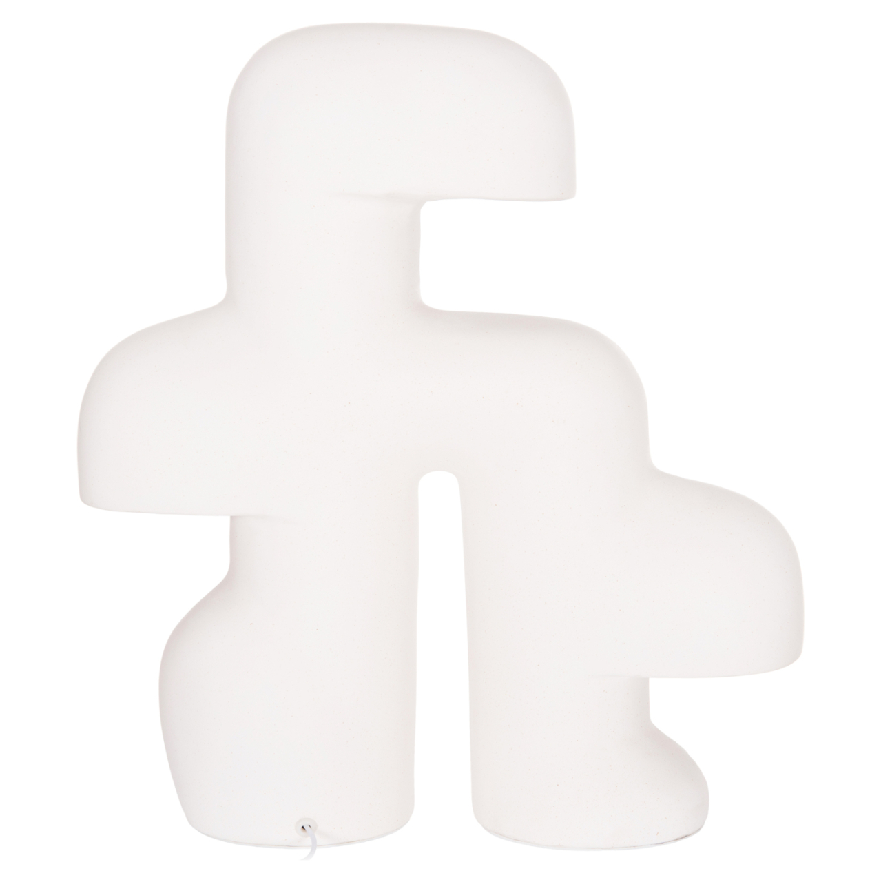 TABLE DECORATIVE LAMP ELBAR HM4698.02 FIBER CEMENT IN WHITE--[E14]--44x12x50Hcm. [7]