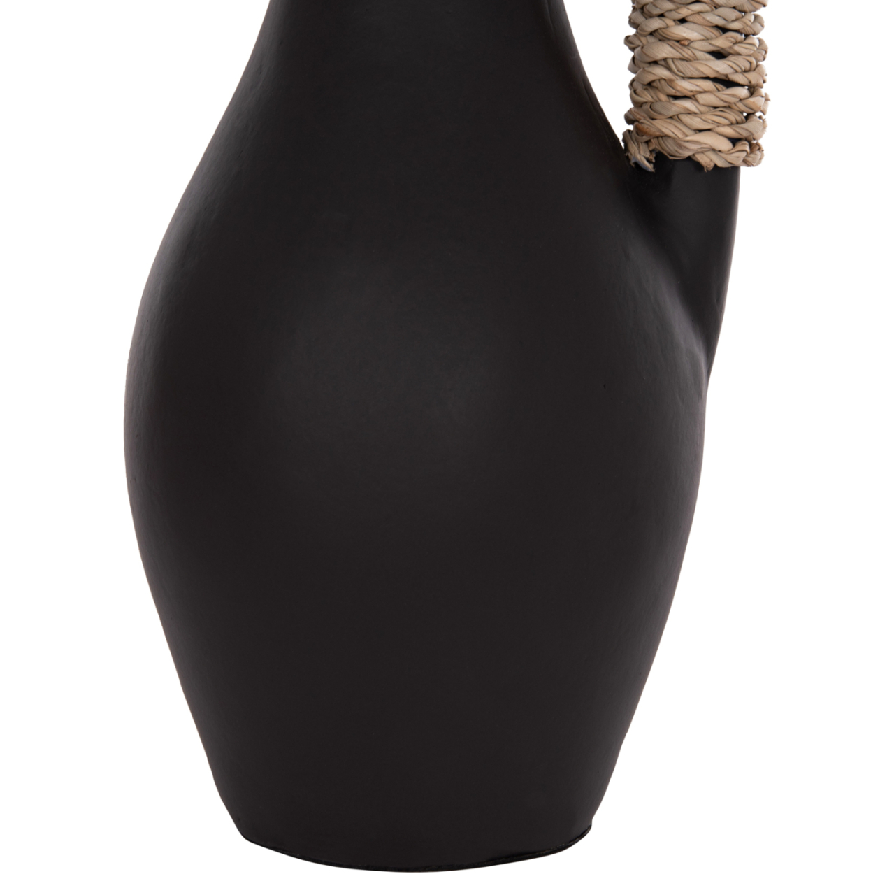 TABLE DECORATIVE VASE CAMMER HM4687.01L TERRACOTA IN BLACK--Φ18x39Hcm. [9]