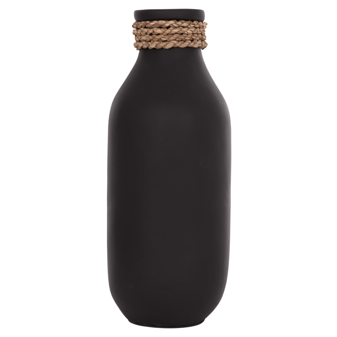 TABLE DECORATIVE VASE CAMMER HM4687.01M TERRACOTA IN BLACK--Φ13x34Hcm. [3]