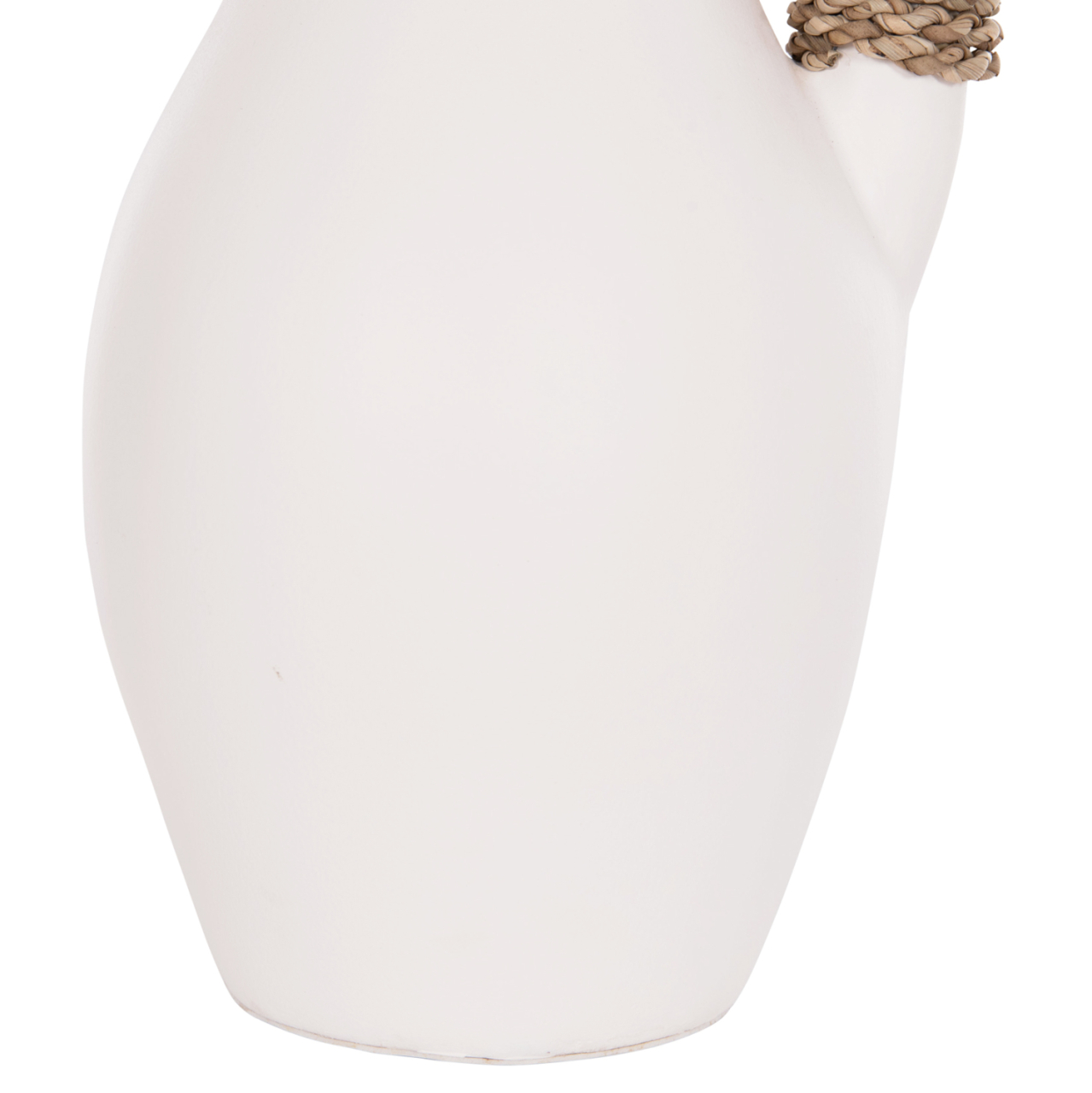 TABLE DECORATIVE VASE CAMMER HM4687.02L TERRACOTA IN WHITE--Φ18x39Hcm. [7]