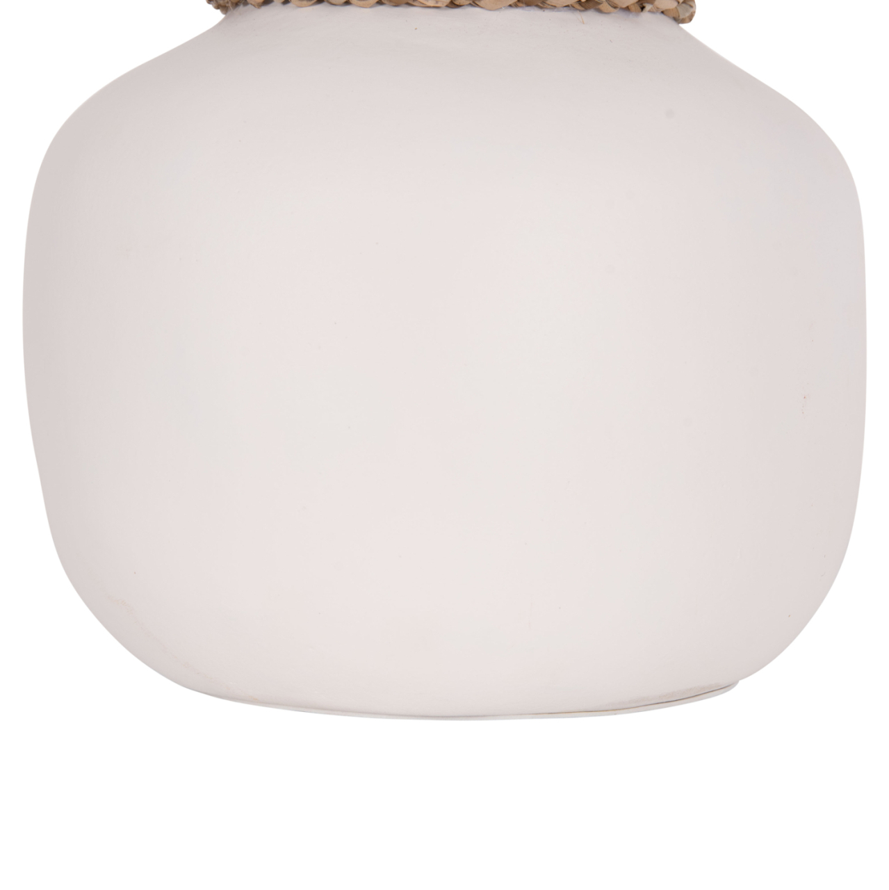 TABLE DECORATIVE VASE CAMMER HM4687.02S TERRACOTA IN WHITE--Φ22x20Hcm. [5]