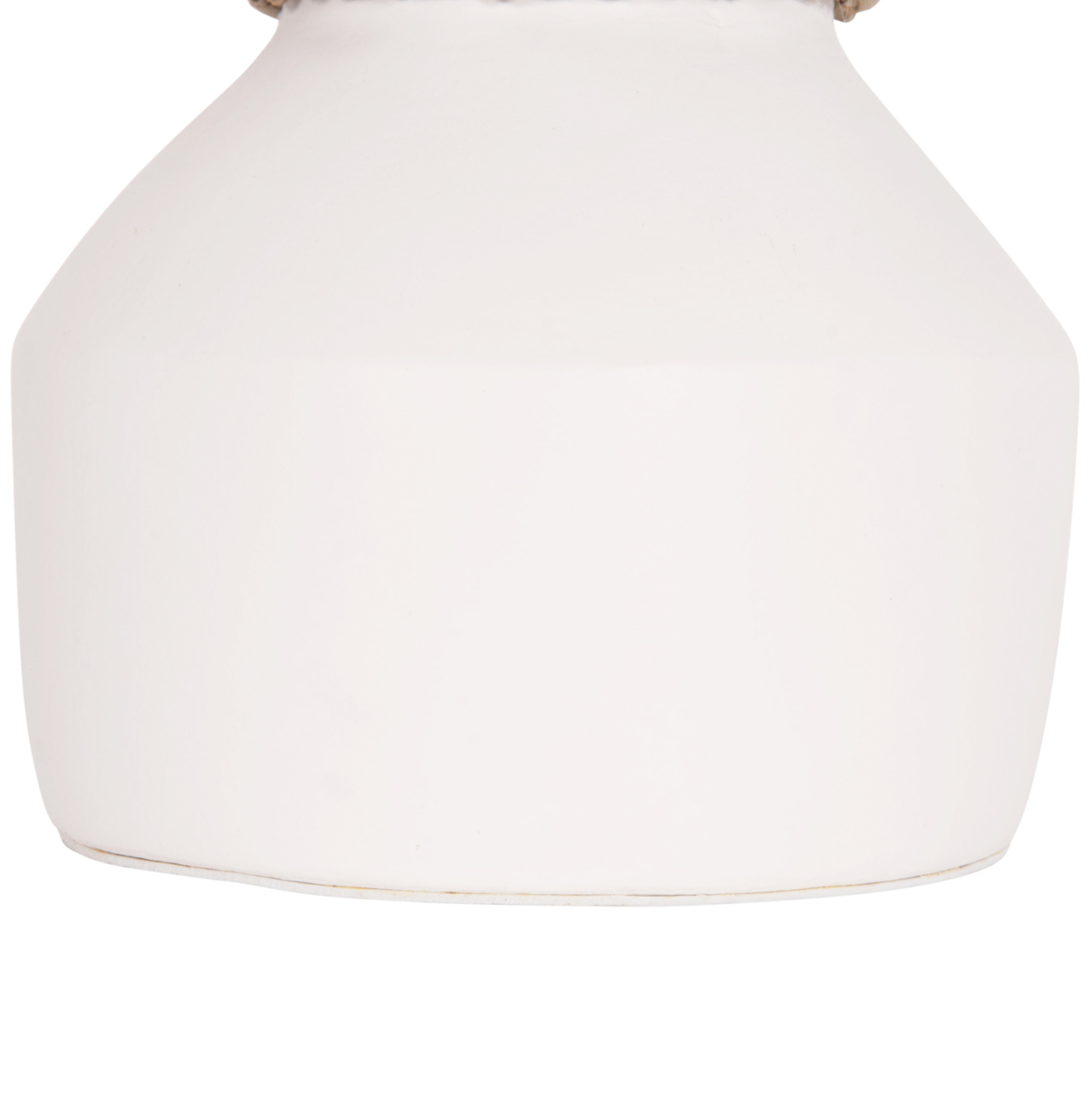 TABLE DECORATIVE VASE CAMMER HM4687.02XS TERRACOTA IN WHITE--Φ16x15Hcm. [6]