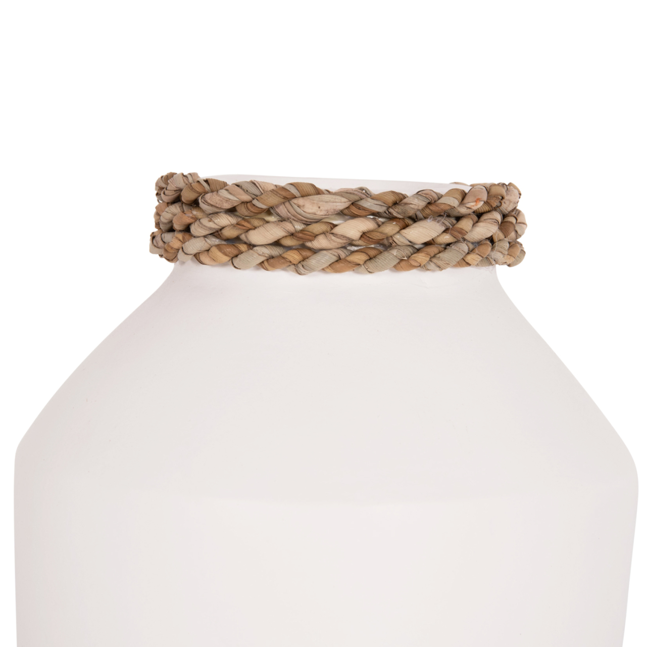 TABLE DECORATIVE VASE CAMMER HM4687.02XS TERRACOTA IN WHITE--Φ16x15Hcm. [5]