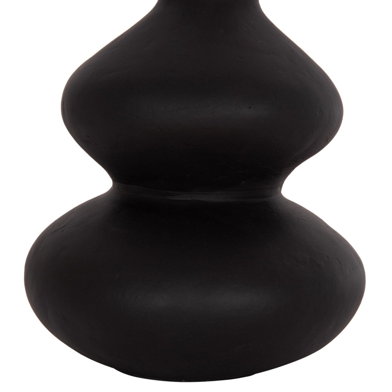 TABLE DECORATIVE VASE CHELIN HM4670S TERRACOTA IN BLACK--Φ20x25Hcm. [5]