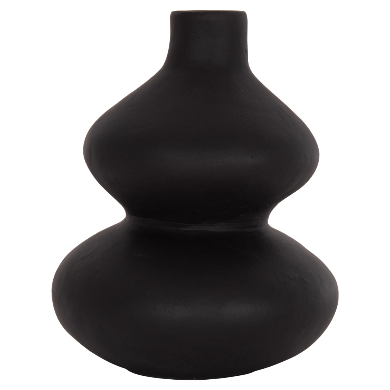 TABLE DECORATIVE VASE CHELIN HM4670S TERRACOTA IN BLACK--Φ20x25Hcm. [3]