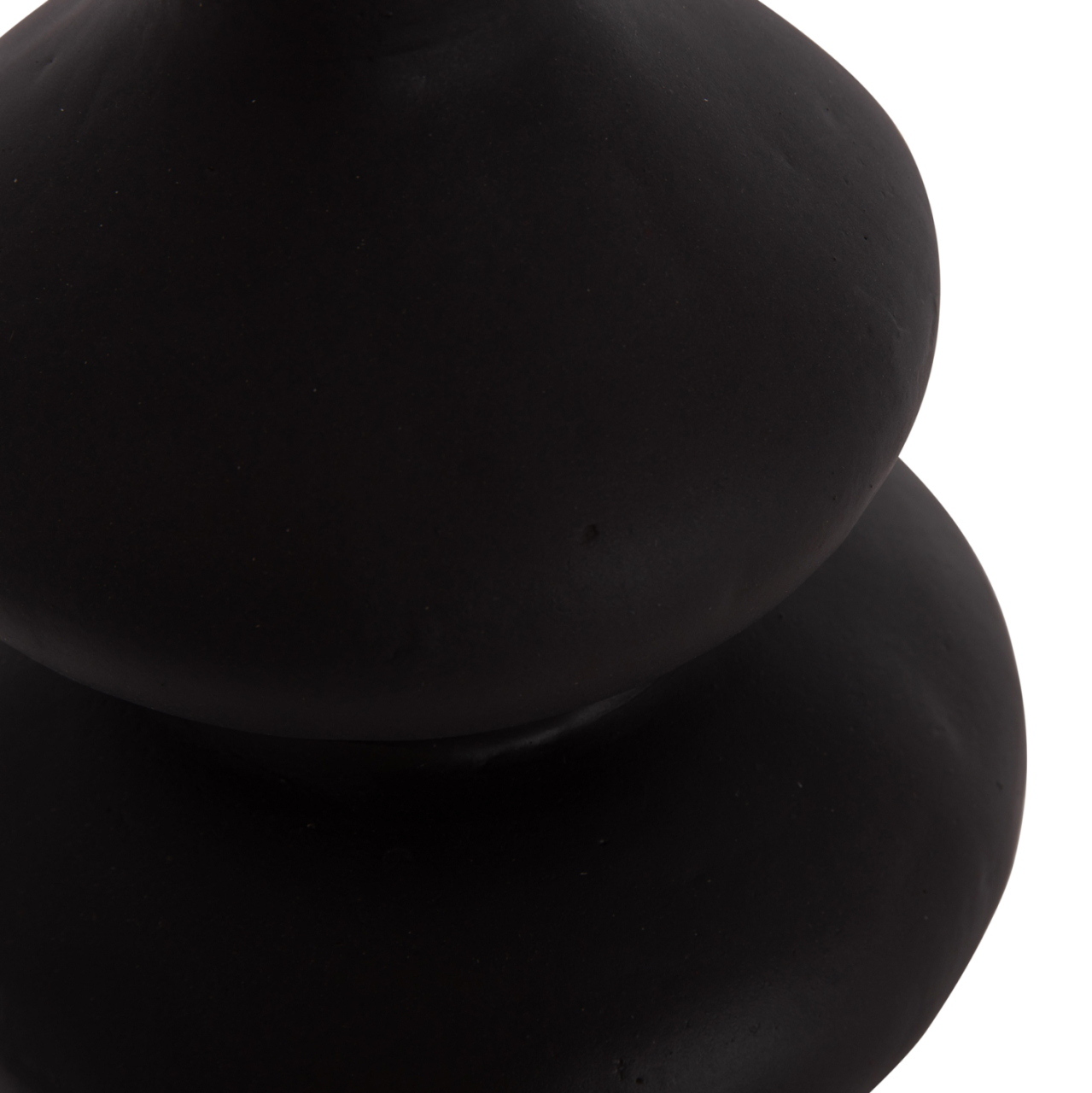 TABLE DECORATIVE VASE CHELIN HM4670S TERRACOTA IN BLACK--Φ20x25Hcm. [9]