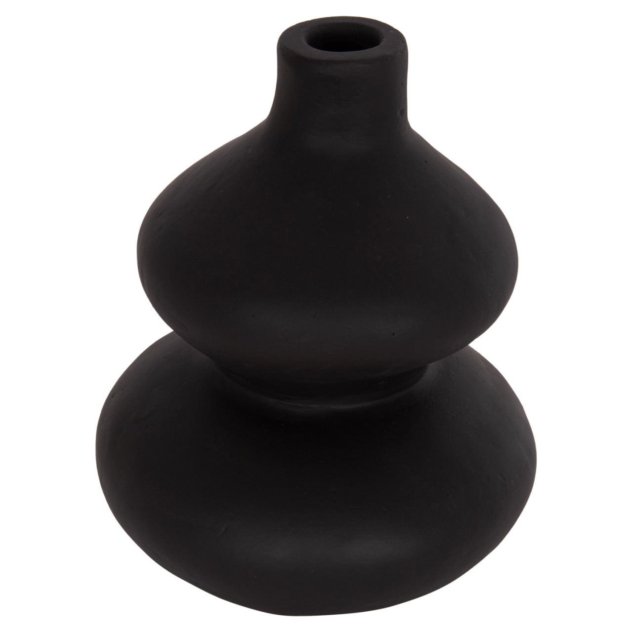 TABLE DECORATIVE VASE CHELIN HM4670S TERRACOTA IN BLACK--Φ20x25Hcm. [8]