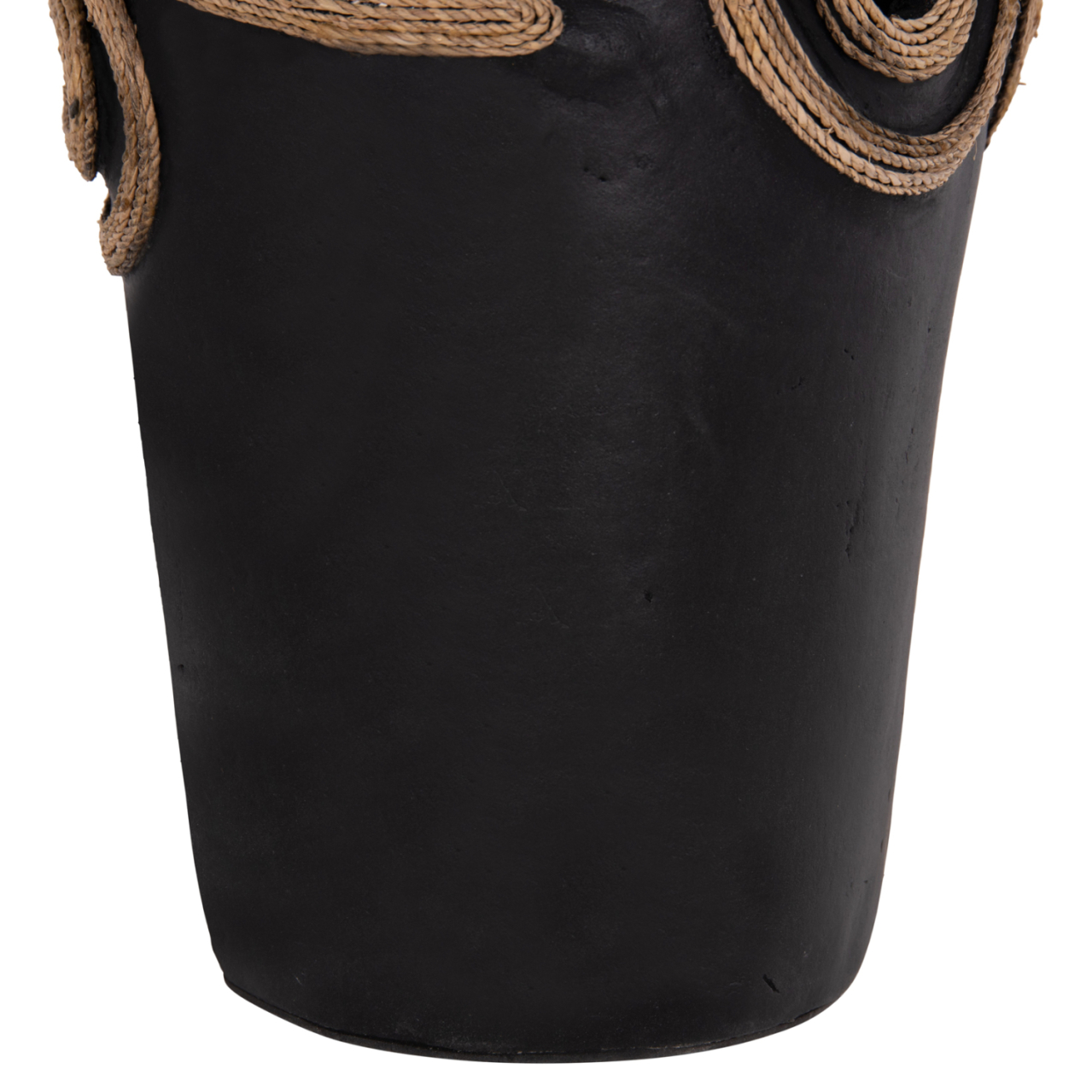 TABLE DECORATIVE VASE DEAN HM4677.01S TERRACOTA IN BLACK--Φ19x25Hcm. [6]
