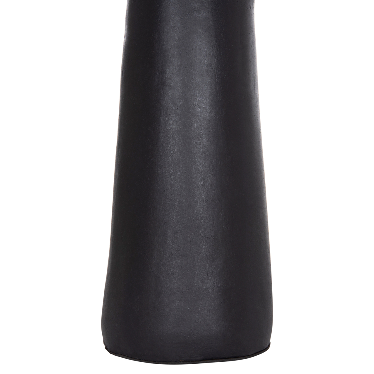 TABLE DECORATIVE VASE DEAN HM4679.01 TERRACOTTA IN BLACK and AGEL ROPE--Φ18x35Hcm. [5]