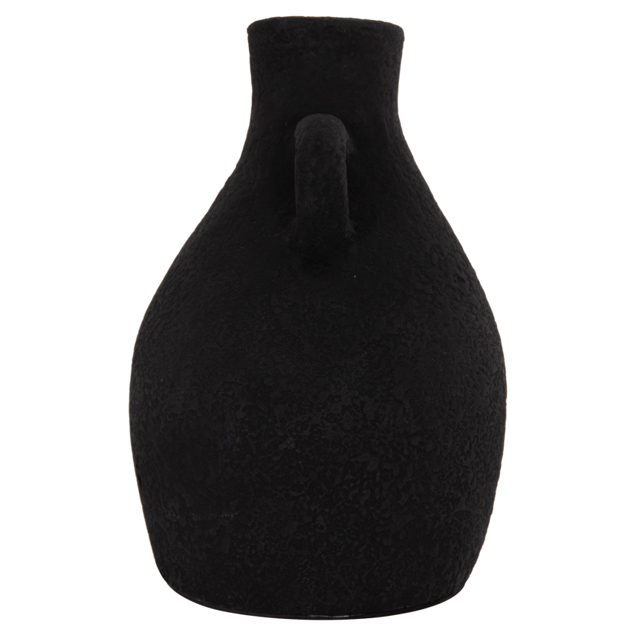 TABLE DECORATIVE VASE DECANT HM4667.01L TERRACOTA IN BLACK--Φ14x21Hcm. [5]