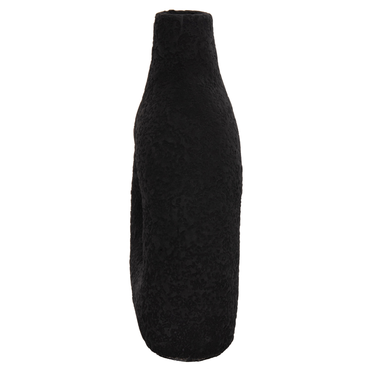TABLE DECORATIVE VASE DECANT HM4667.01M TERRACOTA IN BLACK--17x6.5x20Hcm. [4]