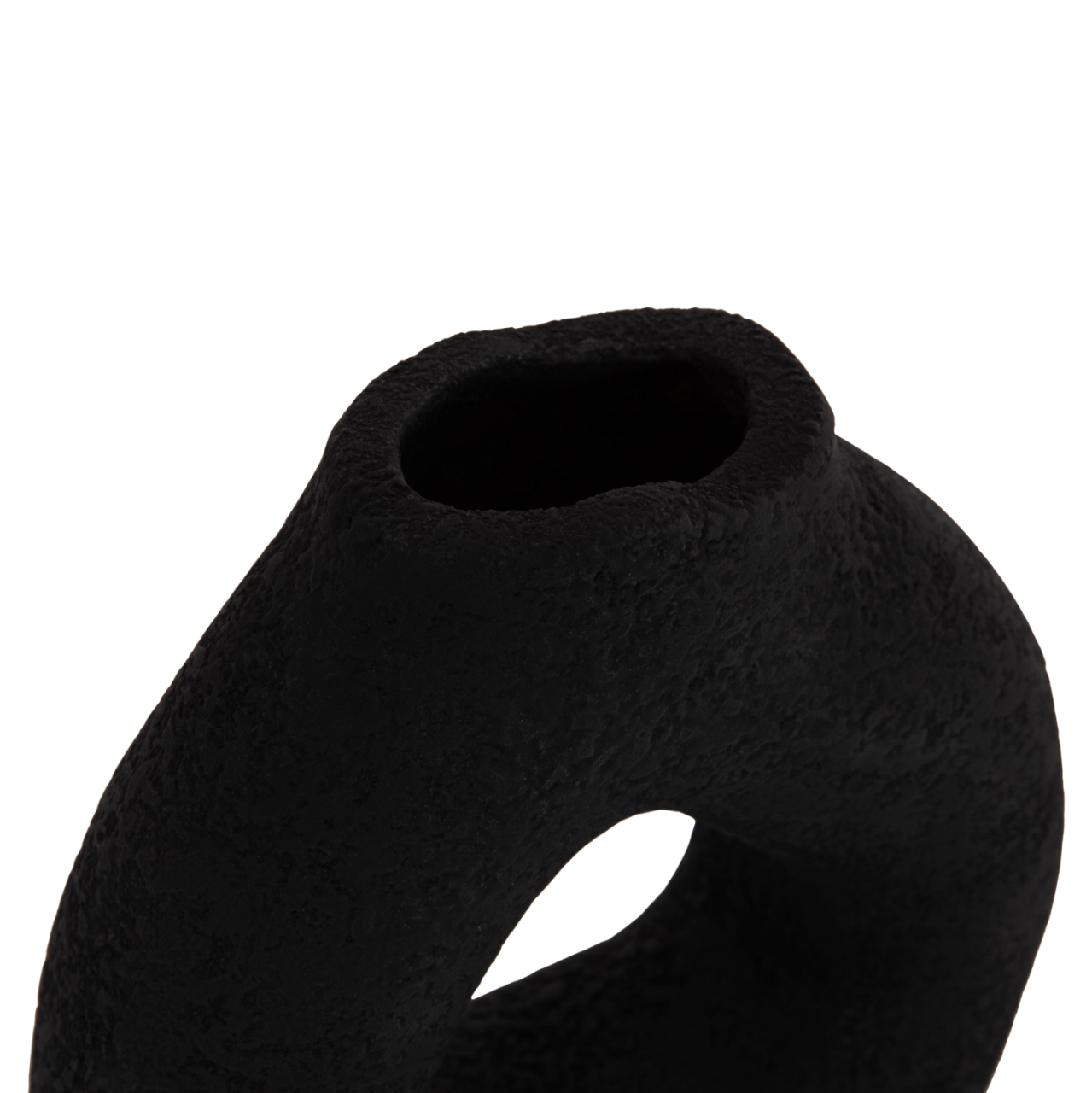 TABLE DECORATIVE VASE DECANT HM4667.01S TERRACOTA IN BLACK--17.5x6.5x17Hcm. [8]