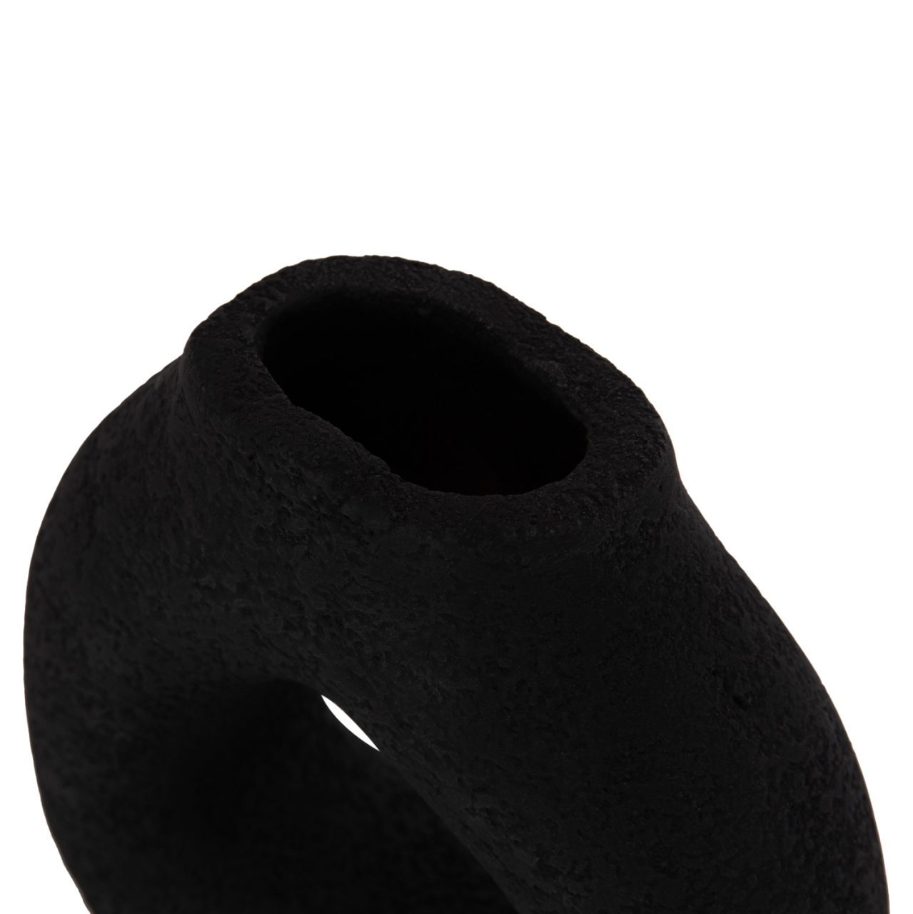 TABLE DECORATIVE VASE DECANT HM4667.01S TERRACOTA IN BLACK--17.5x6.5x17Hcm. [9]