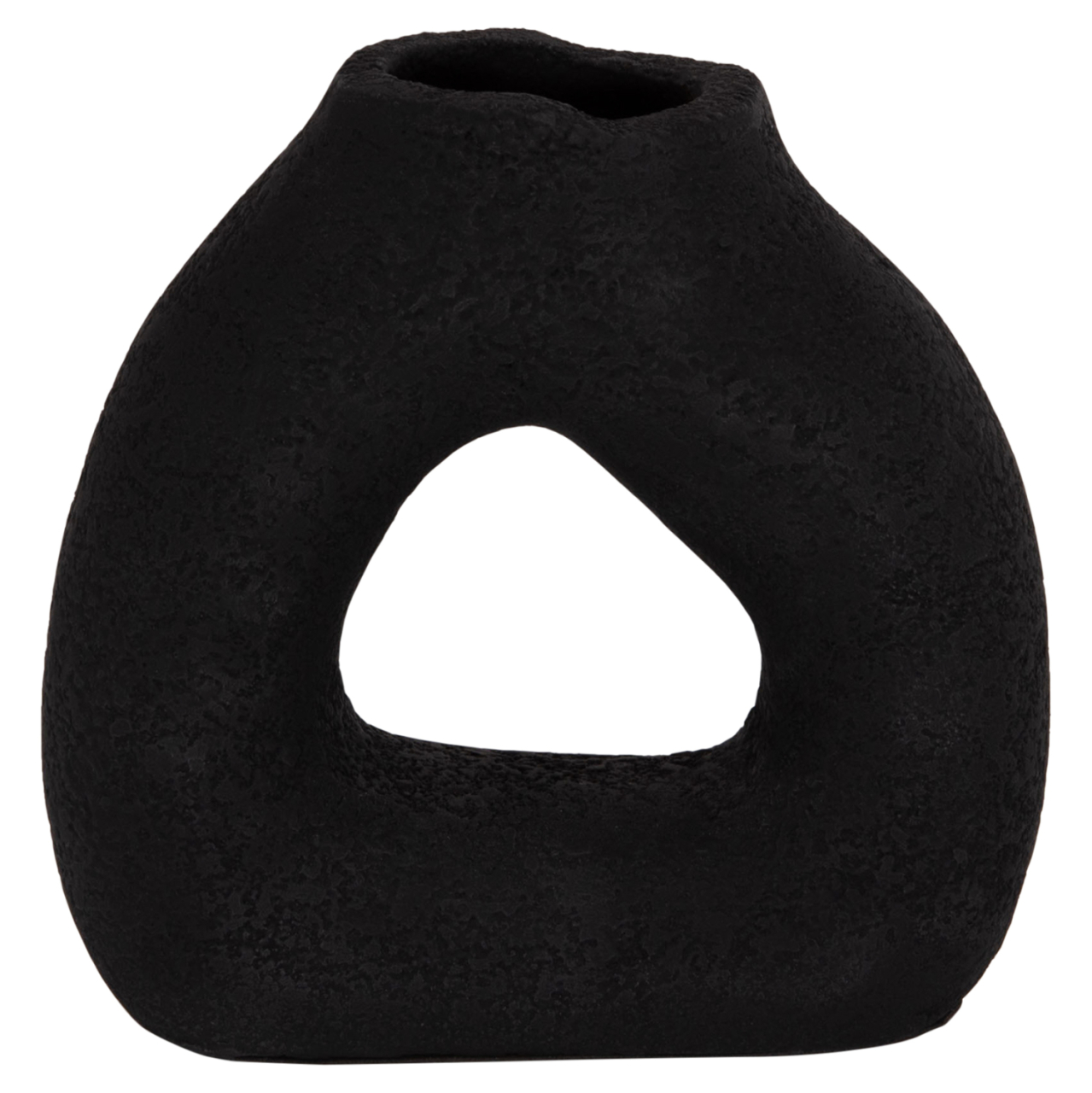 TABLE DECORATIVE VASE DECANT HM4667.01S TERRACOTA IN BLACK--17.5x6.5x17Hcm. [3]