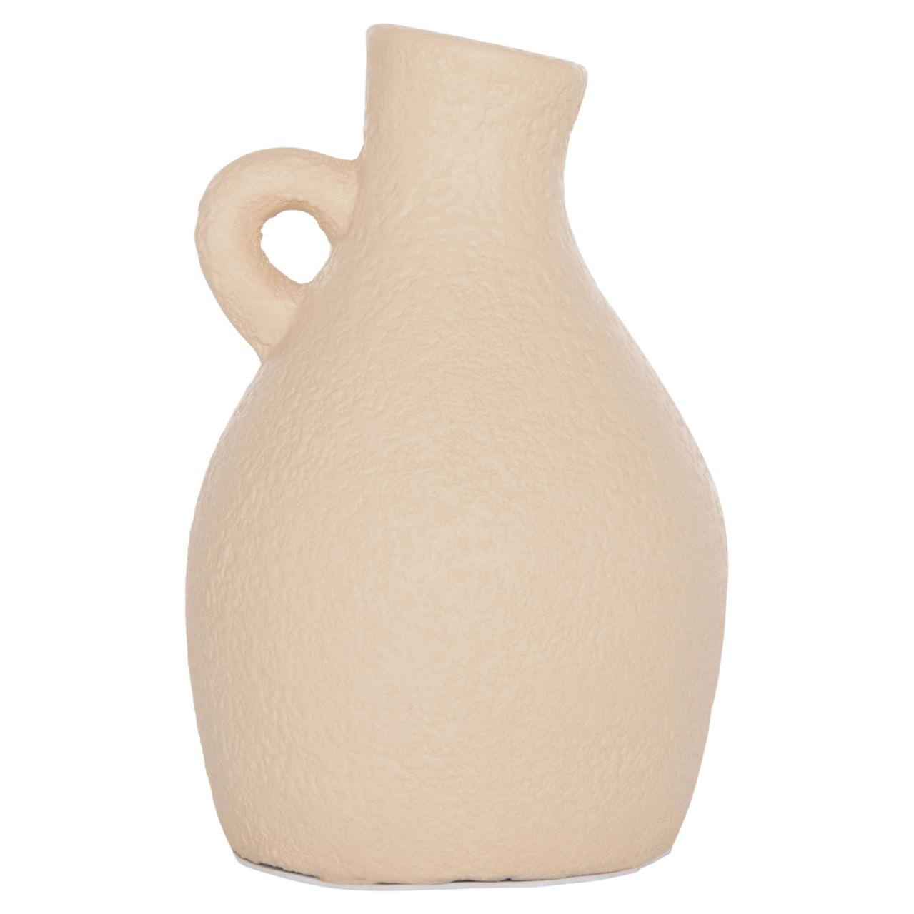 TABLE DECORATIVE VASE DECANT HM4667.02L TERRACOTA IN CREAM WHITE--Φ14x21Hcm. [3]