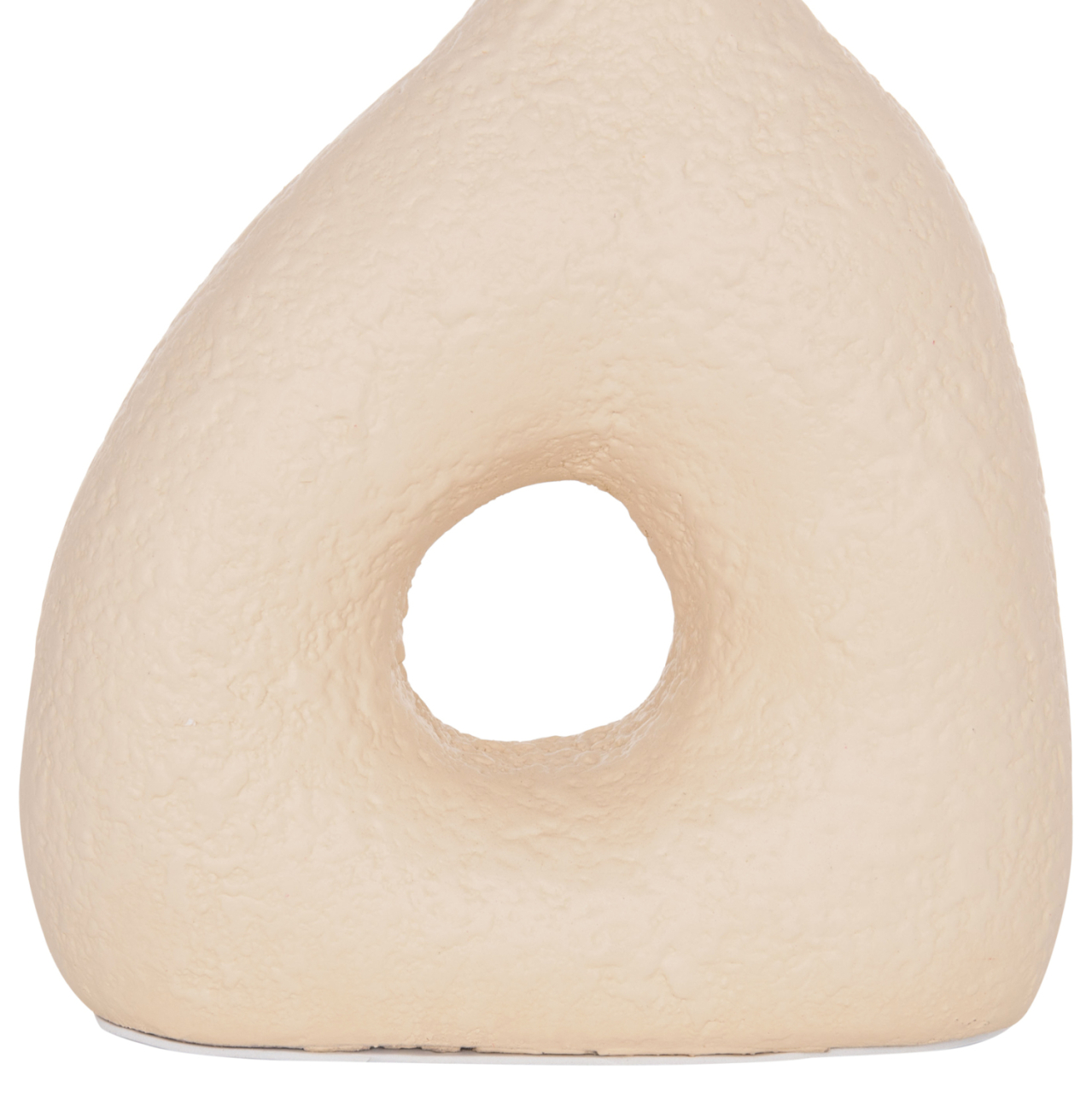 TABLE DECORATIVE VASE DECANT HM4667.02M TERRACOTA IN CREAM WHITE--17x6.5x20Hcm. [9]