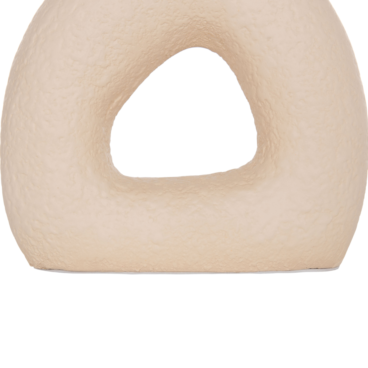 TABLE DECORATIVE VASE DECANT HM4667.02S TERRACOTA IN CREAM WHITE--17.5x6.5x17Hcm. [9]