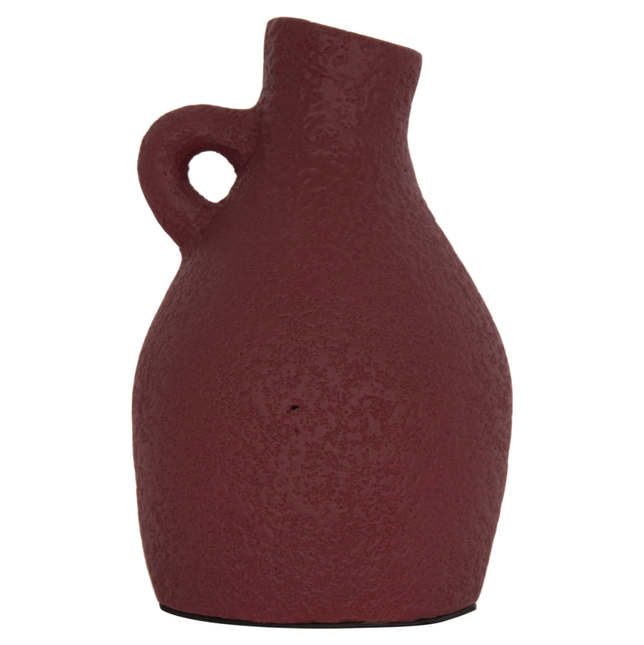 TABLE DECORATIVE VASE DECANT HM4667.06L TERRACOTA IN MAROON RED--Φ14x21Hcm. [3]