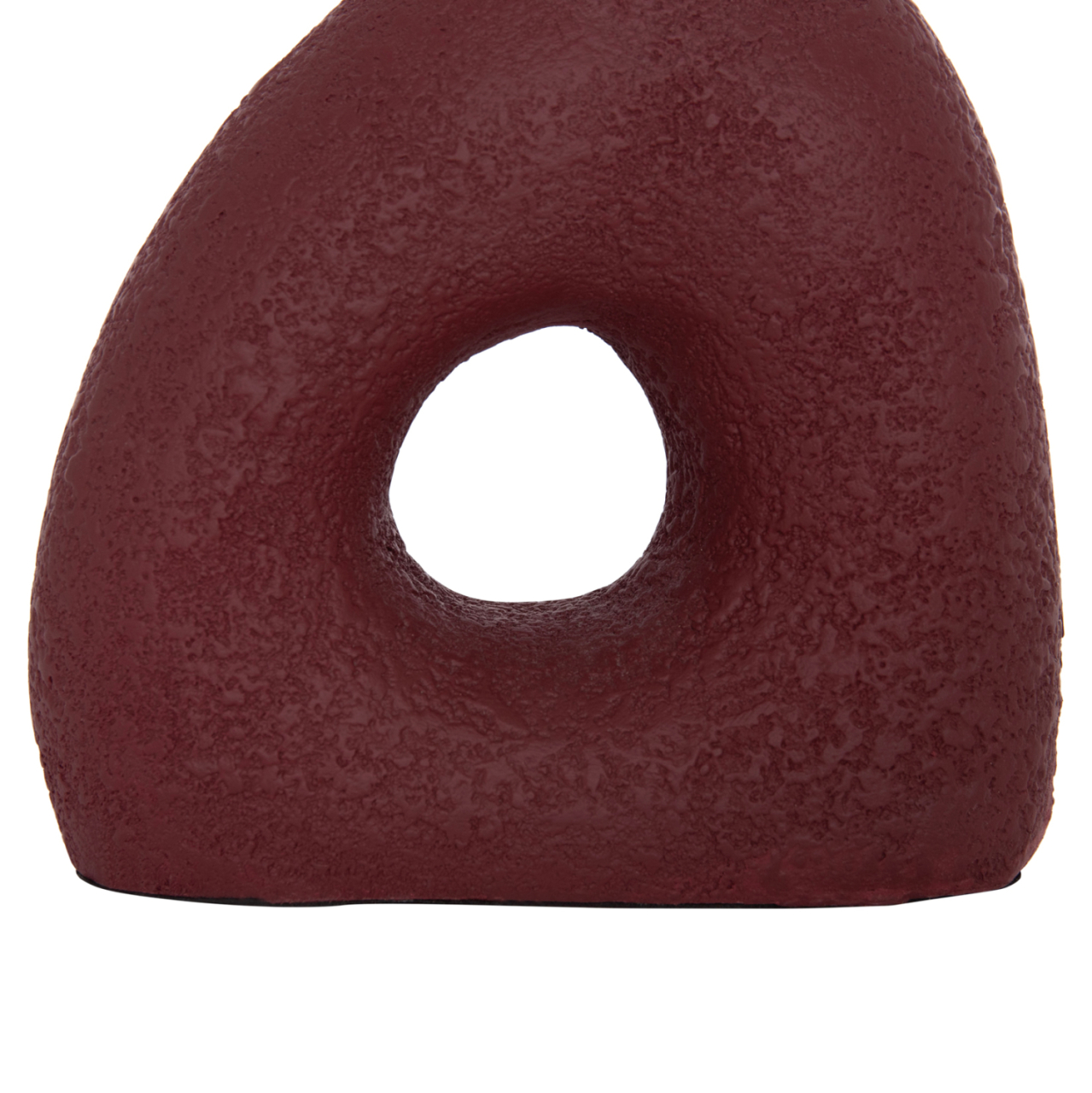 TABLE DECORATIVE VASE DECANT HM4667.06M TERRACOTA IN MAROON RED--17x6.5x20Hcm. [7]